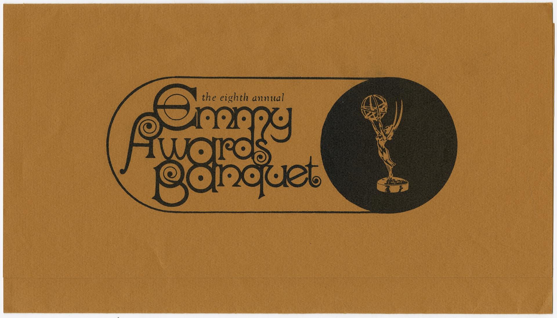 Image of 8th Annual Emmy Awards Banquet program, Seattle, May 16, 1970