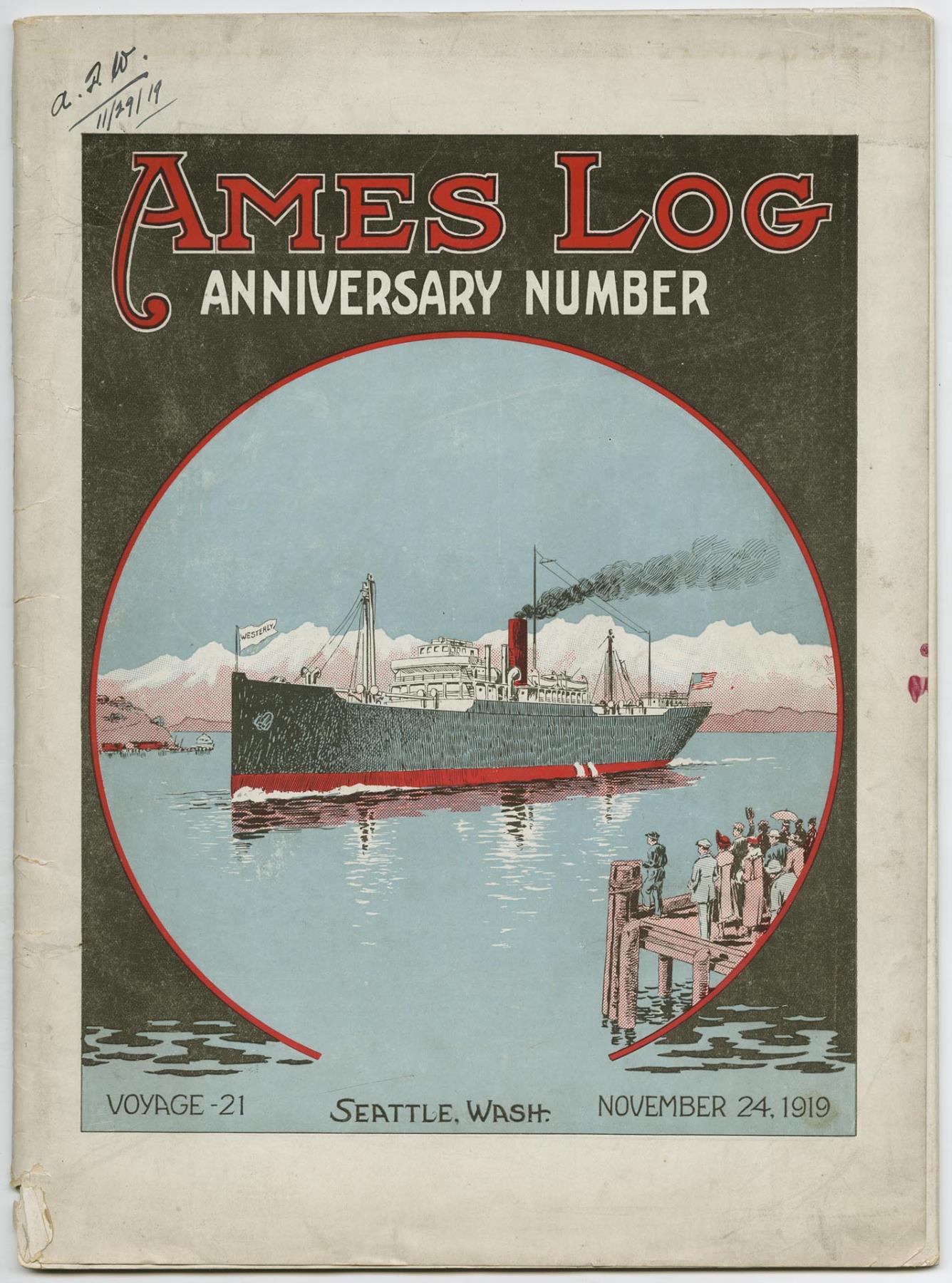Image of Ames Log, Issue 21, November 24, 1919