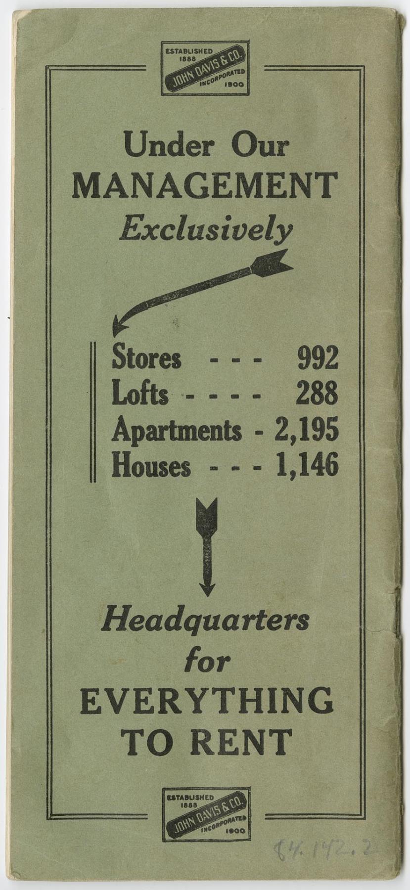 Image of Weekly Rental Bulletin, Seattle, April 21,1928