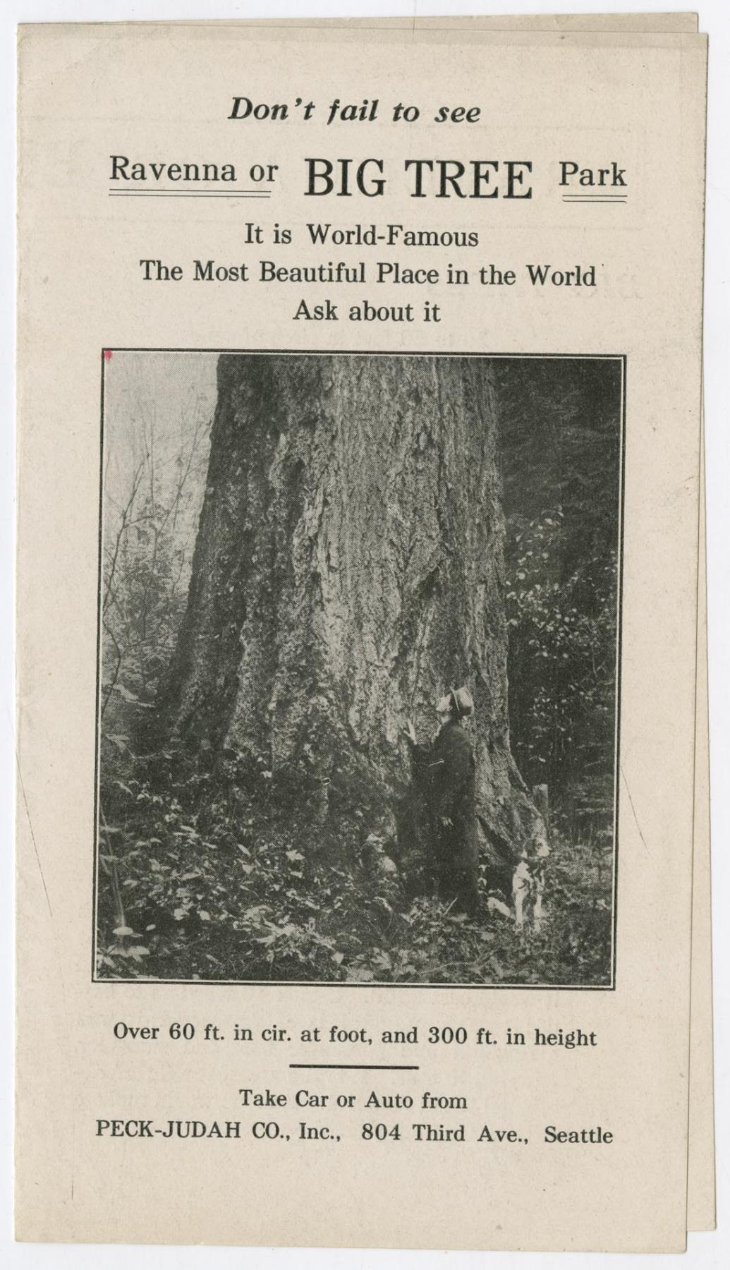 Image of Don't Fail to See Ravenna (or Big Tree Park), 1909