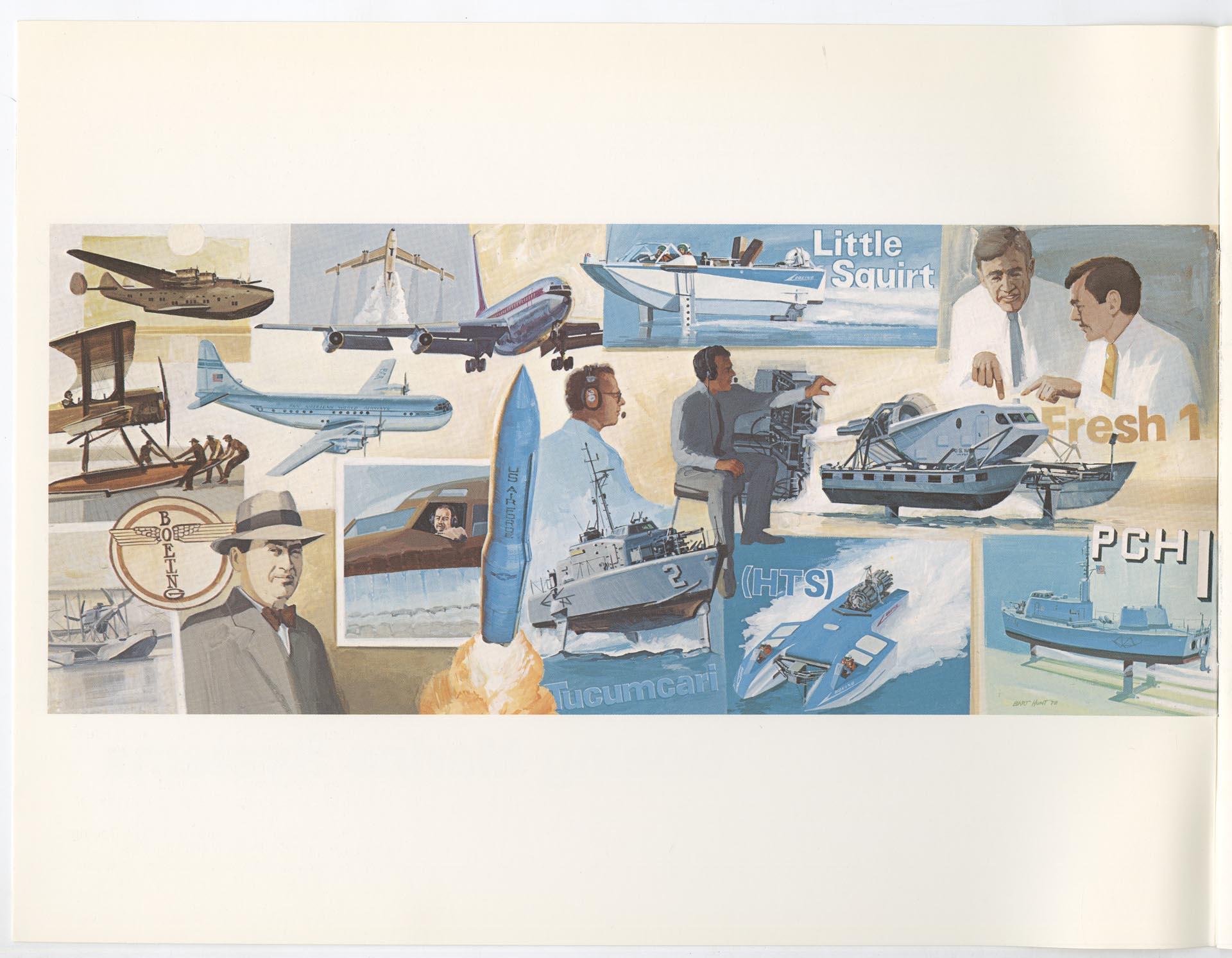 Image of Boeing Marine Systems brochure, circa 1972