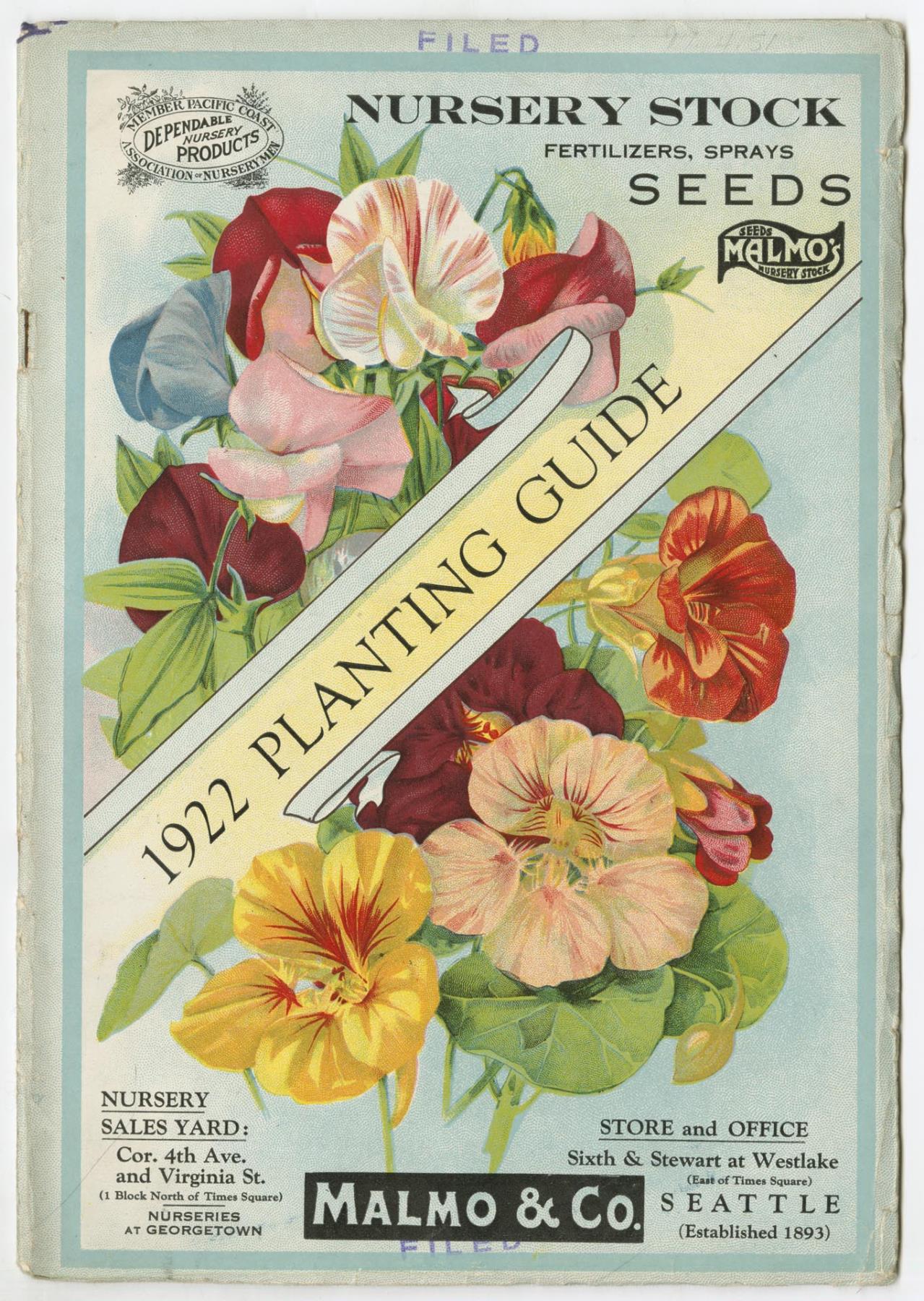 Image of Malmo & Co. Planting Guide, Seattle, 1922