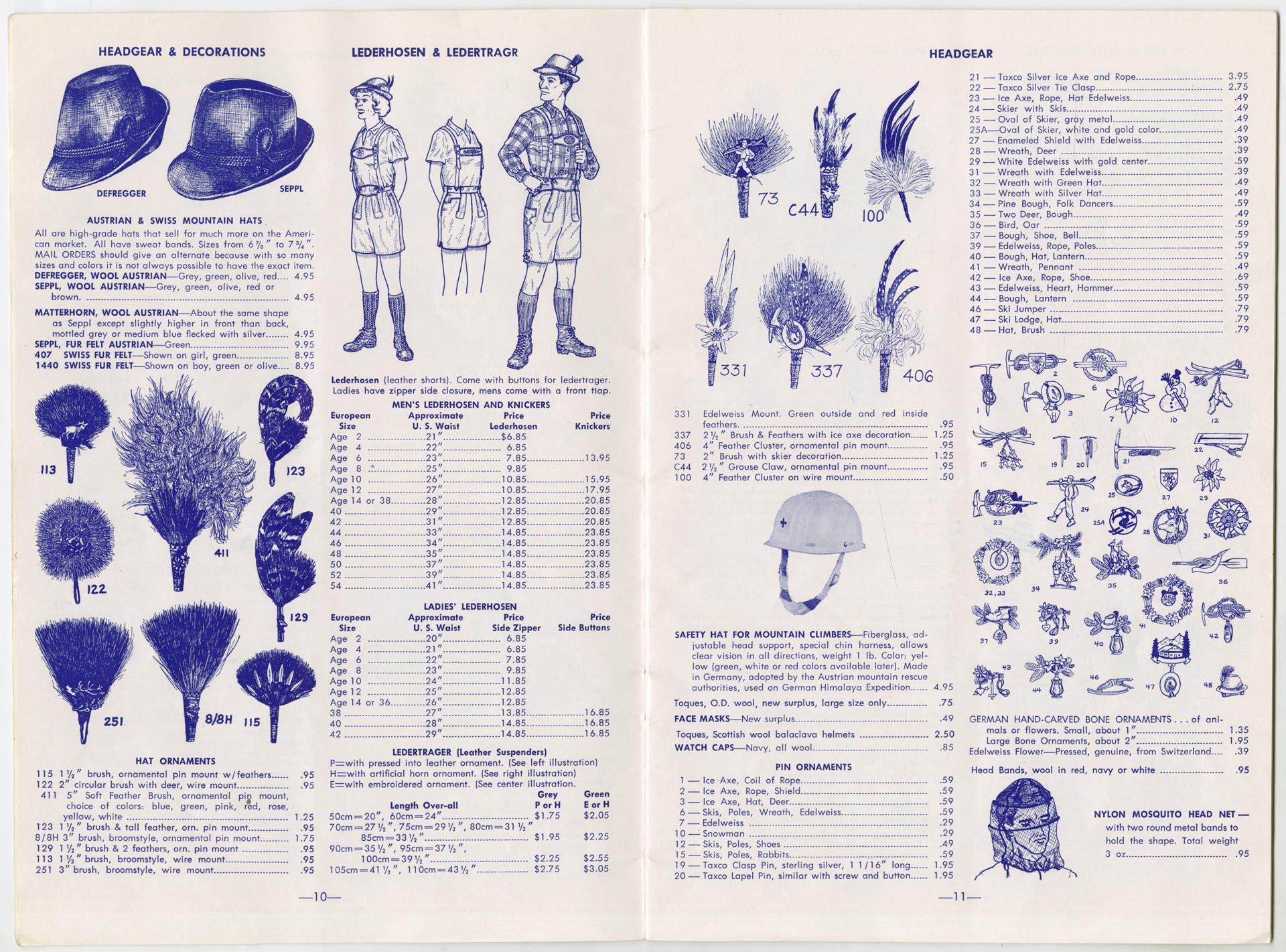 REIページ　4番5番6番 REI catalog, 1963 – Museum of History & Industry