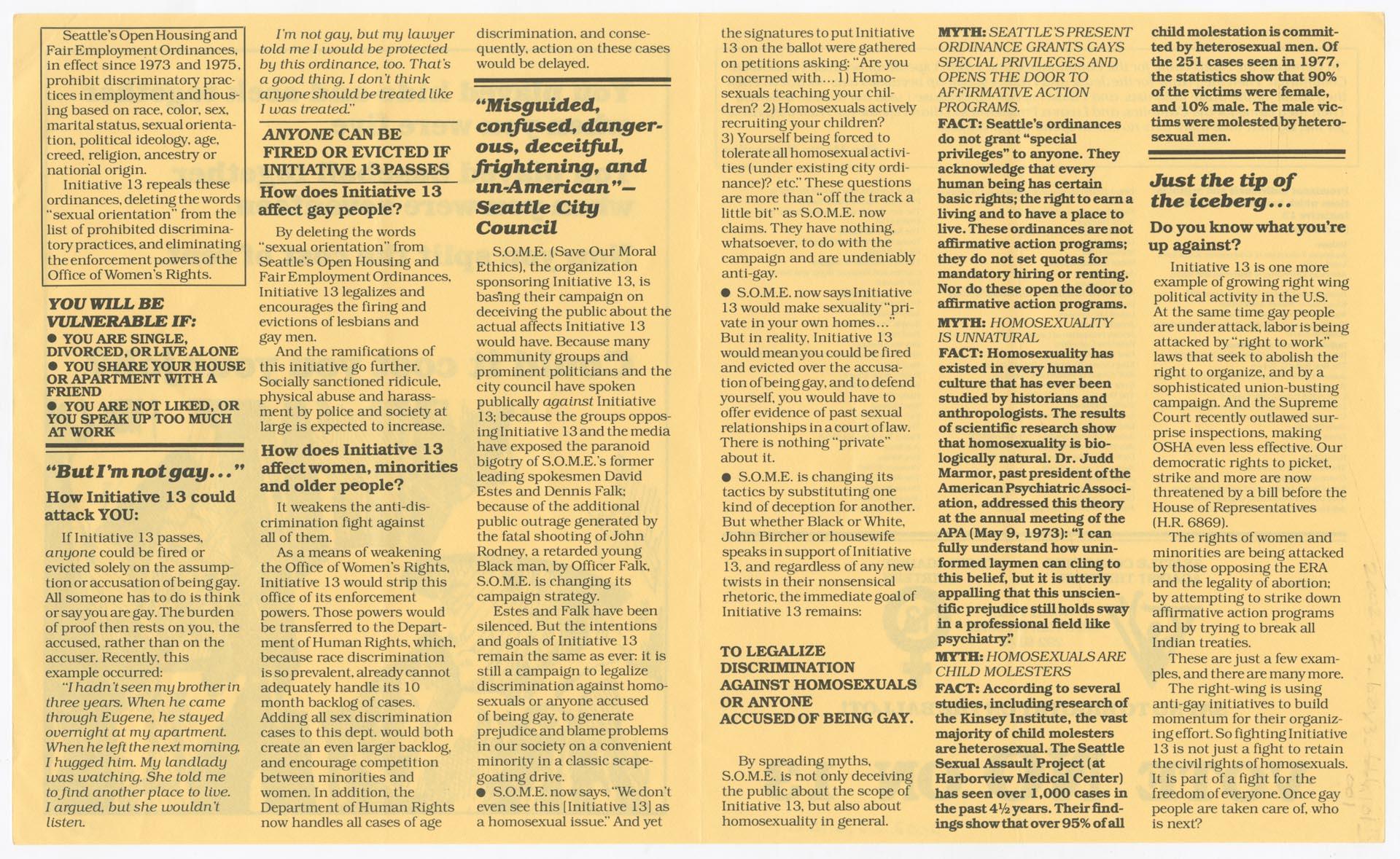 Image of Vote no on 13 pamphlet, 1978