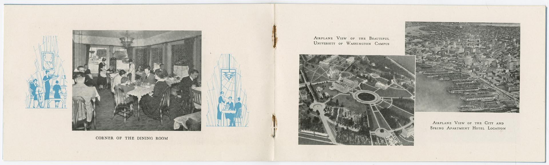Image of Spring Apartment Hotel brochure, circa 1925
