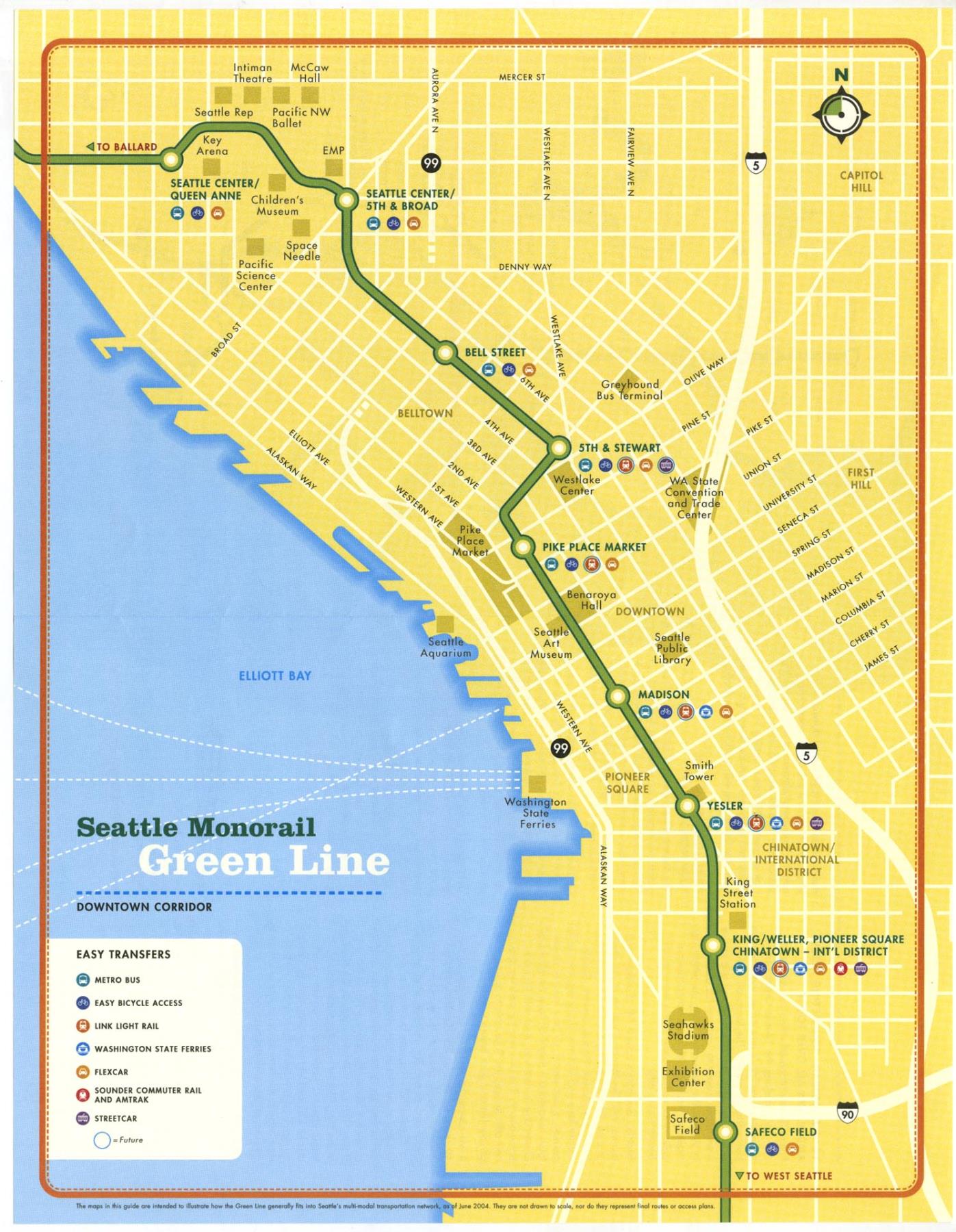 Image of A Guide to Seattle's Monorail, June 2004