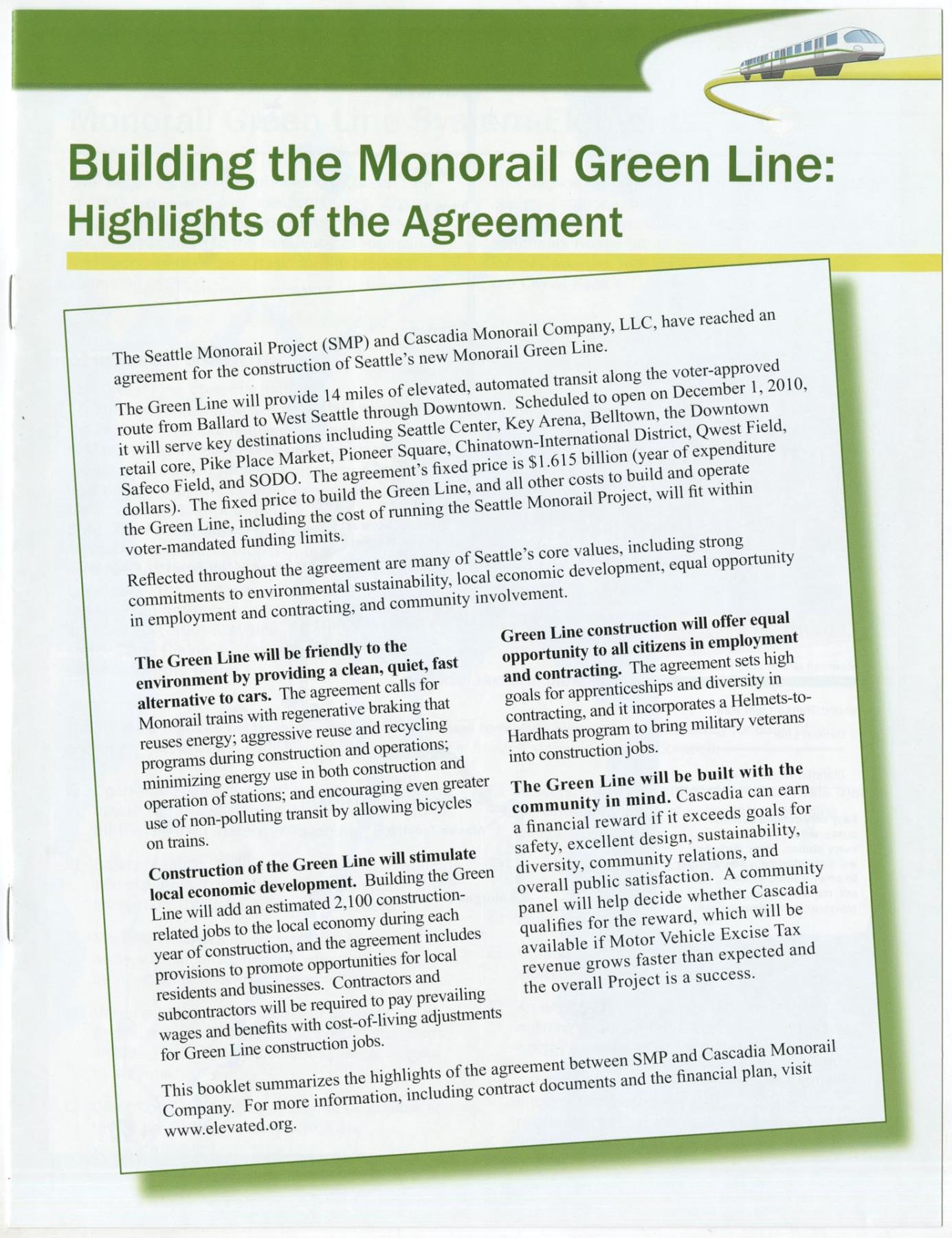 Image of Building the Monorail Green Line, 2005