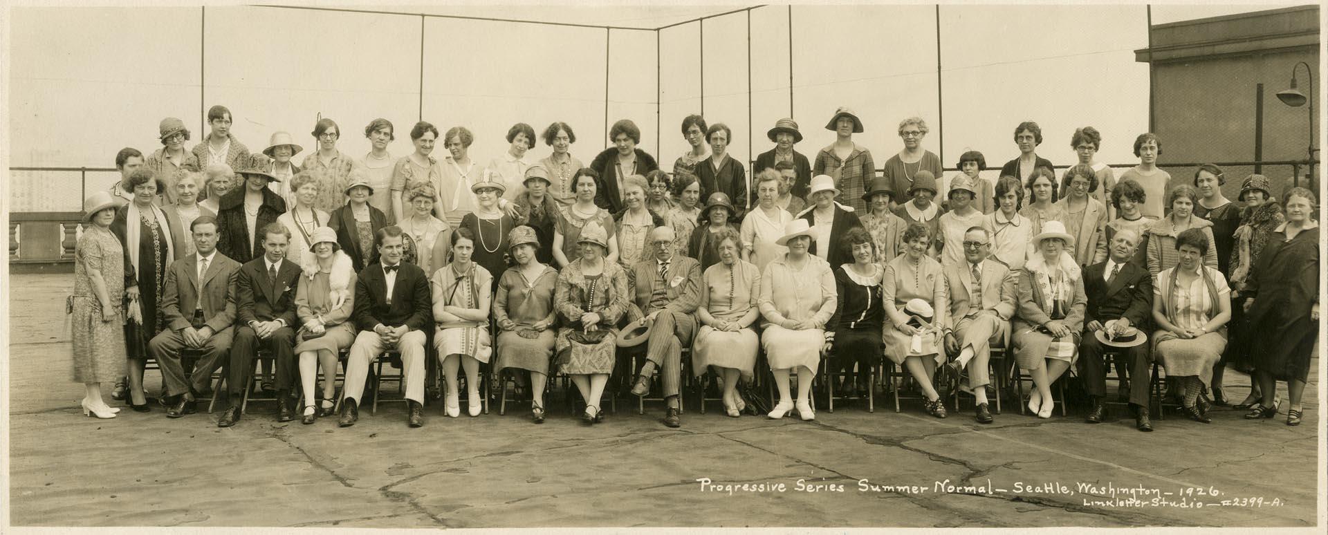 Image of Progressive Series Summer Normal teachers, Seattle, 1926