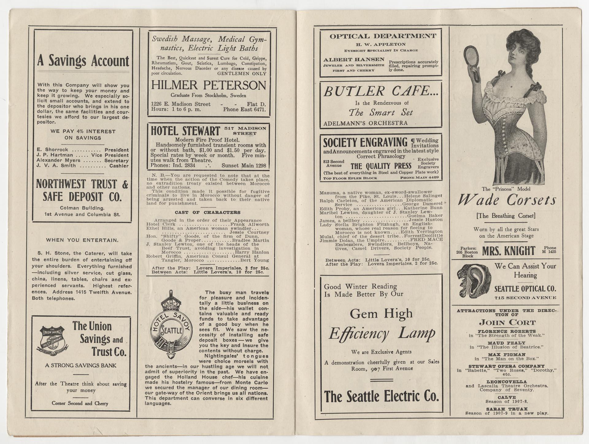 Image of Grand Opera House program, 1907