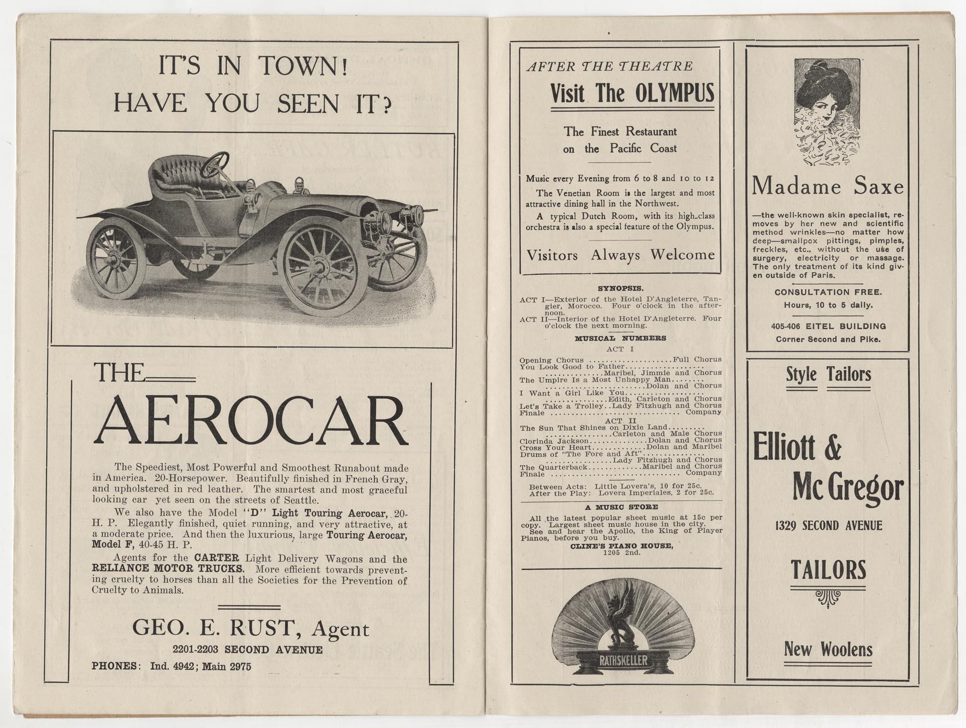 Image of Grand Opera House program, 1907