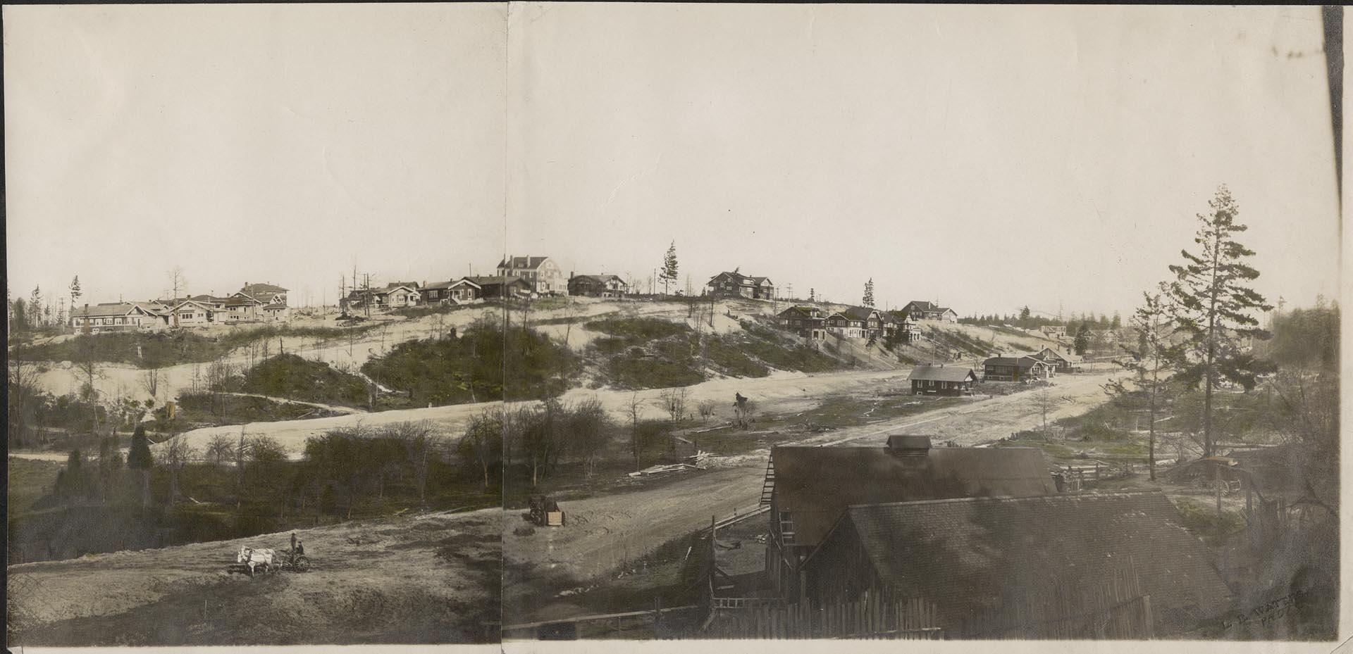 Image of Houses constructed by Long Building Company, Seattle, circa 1920