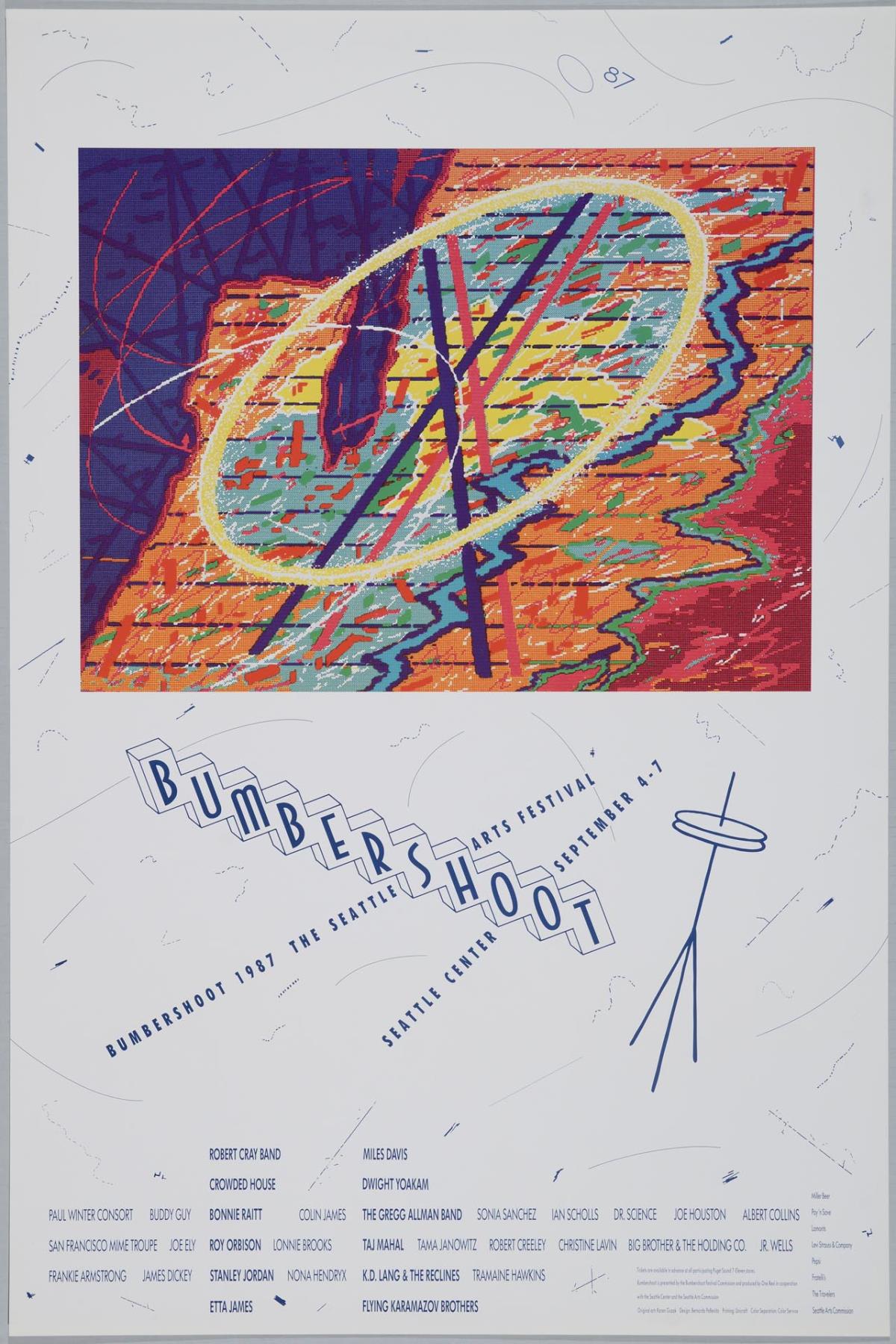 Image of Bumbershoot poster, Seattle, September 4-7, 1987