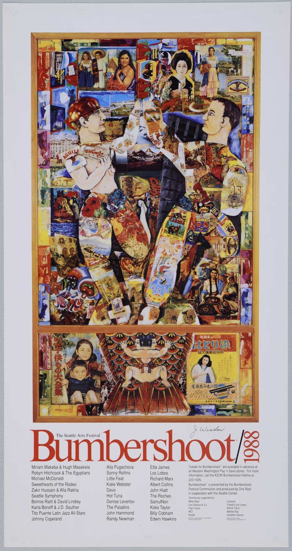 Image of Bumbershoot poster, Seattle, September 2-5, 1988
