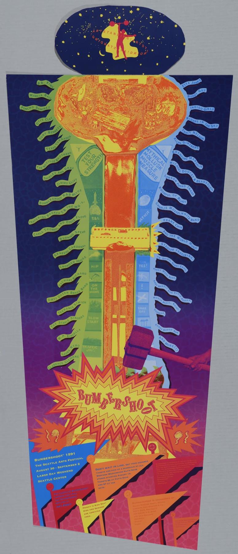 Image of Bumbershoot poster, Seattle, August 30 - September 2, 1991