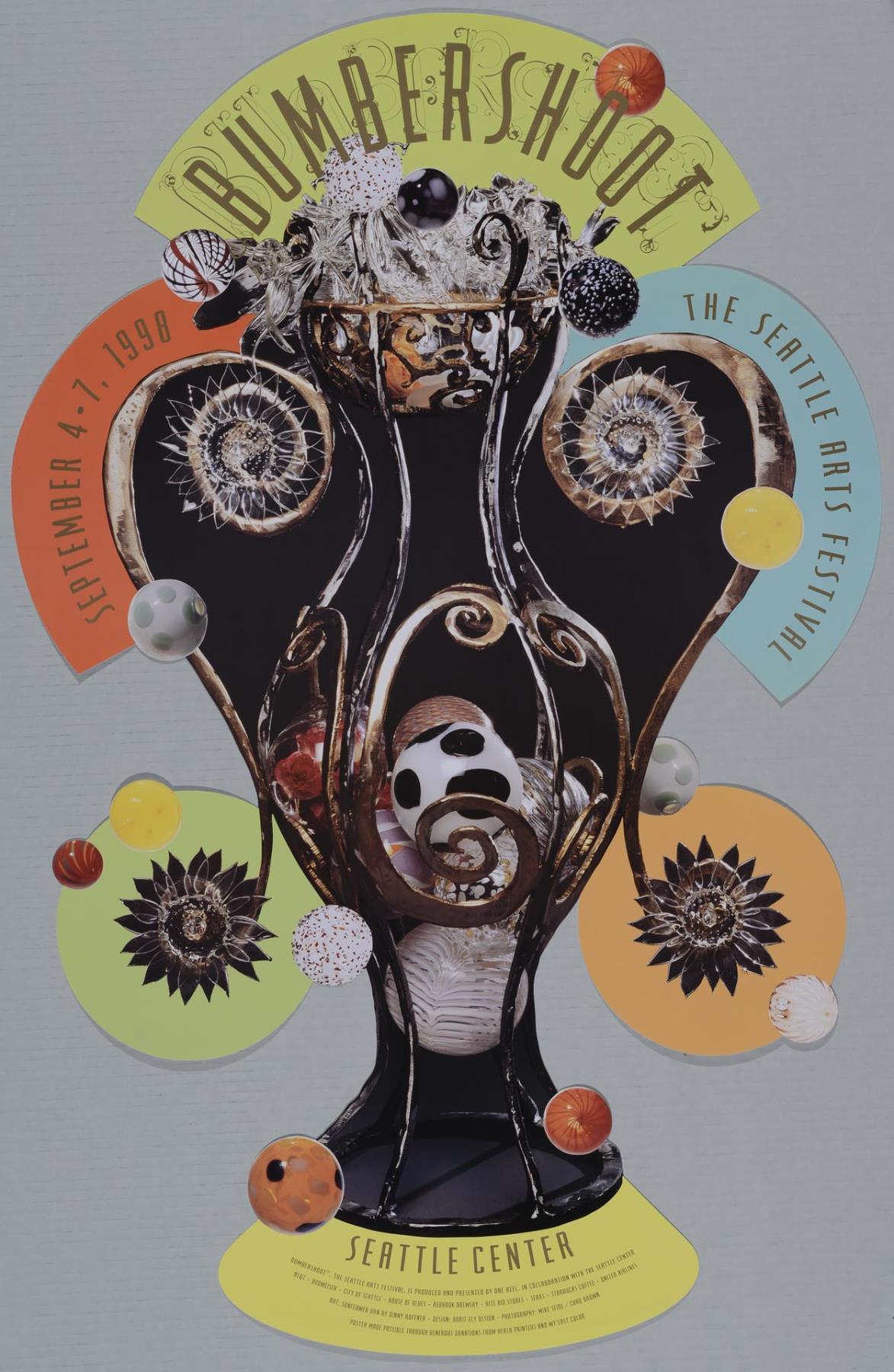Image of Bumbershoot poster, Seattle, September 4-7, 1998