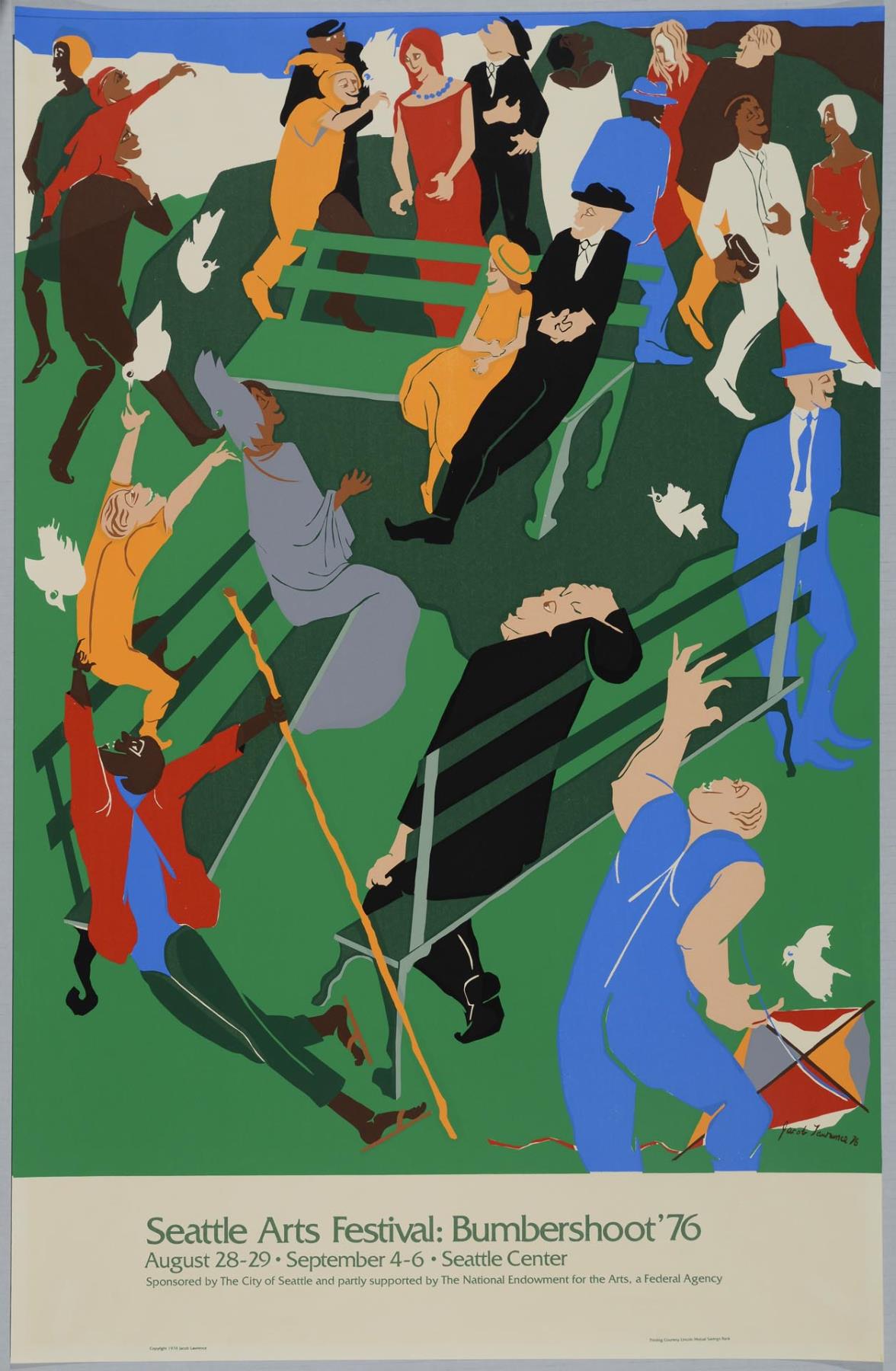 Image of Bumbershoot poster, Seattle, August 28-29 and September 4-6, 1976