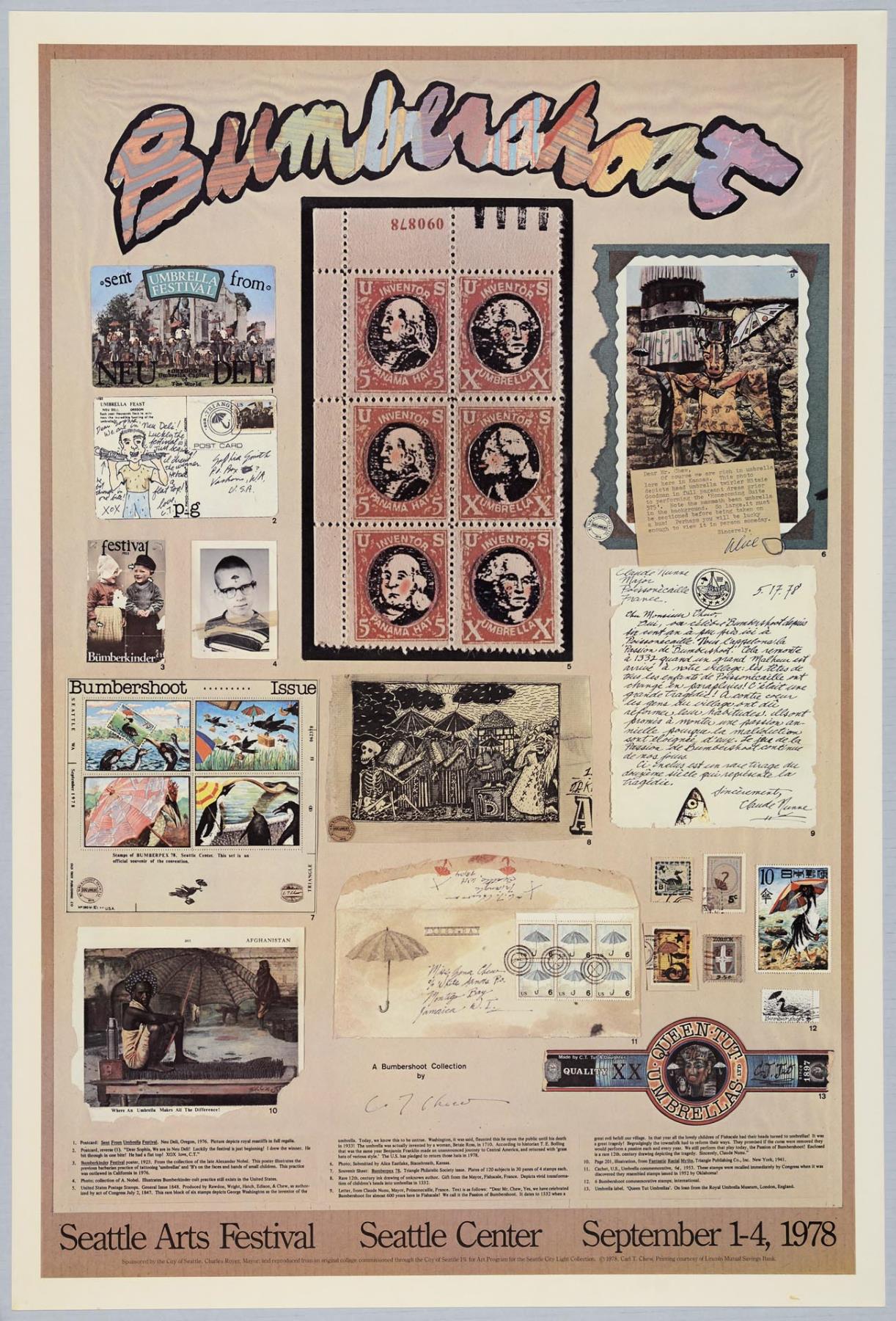 Image of Bumbershoot poster, Seattle, September 1-4, 1978