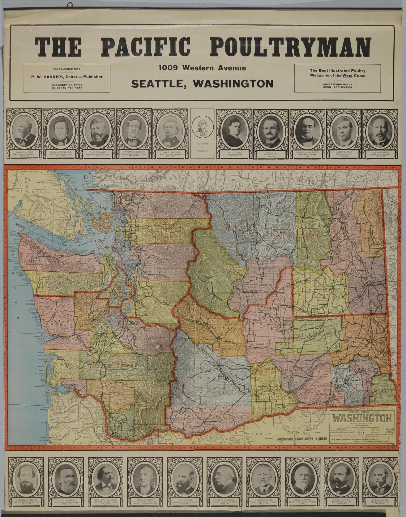 Image of Pacific Poultryman poster, circa 1914