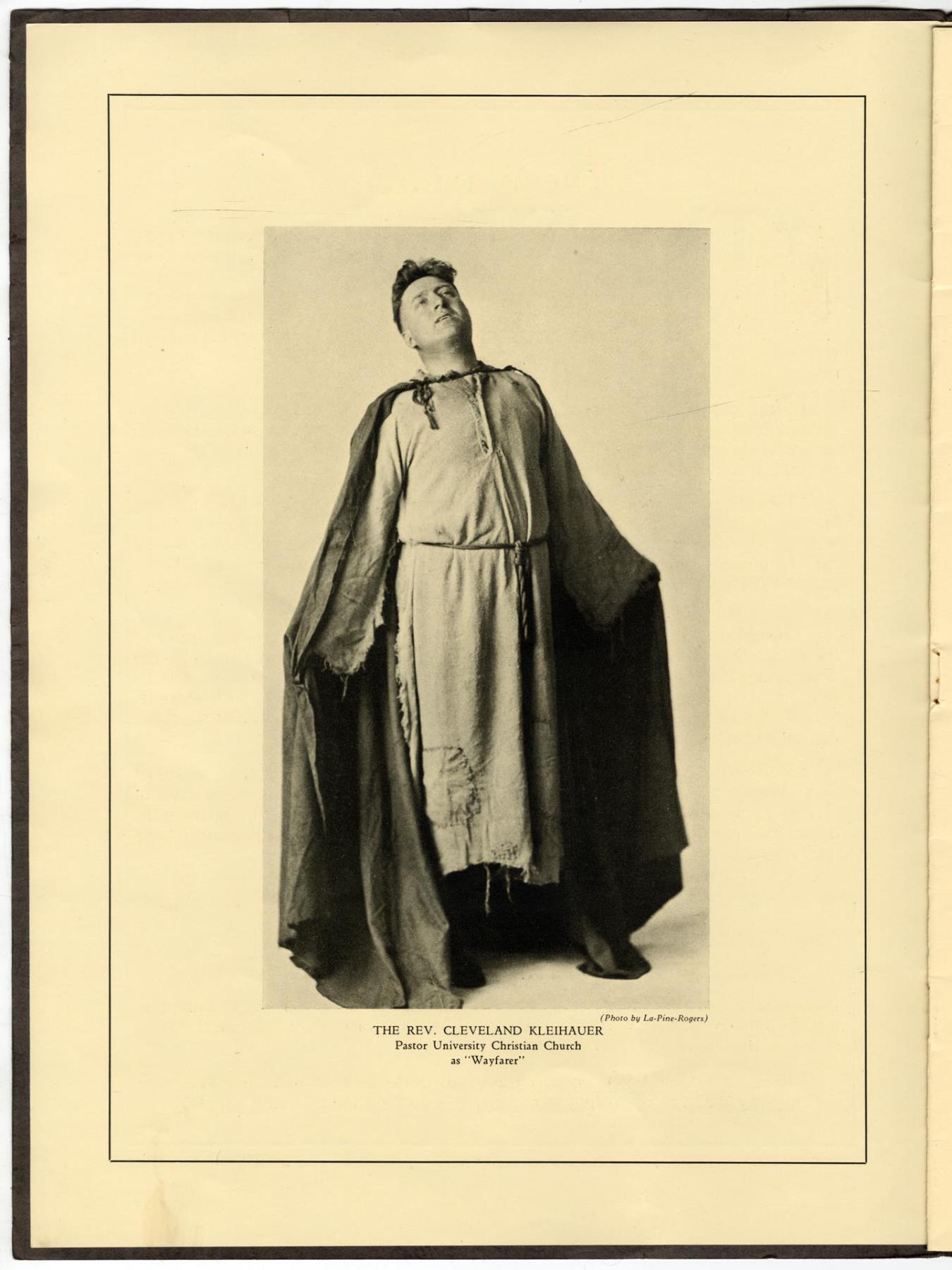 Image of The Wayfarer program, 1925