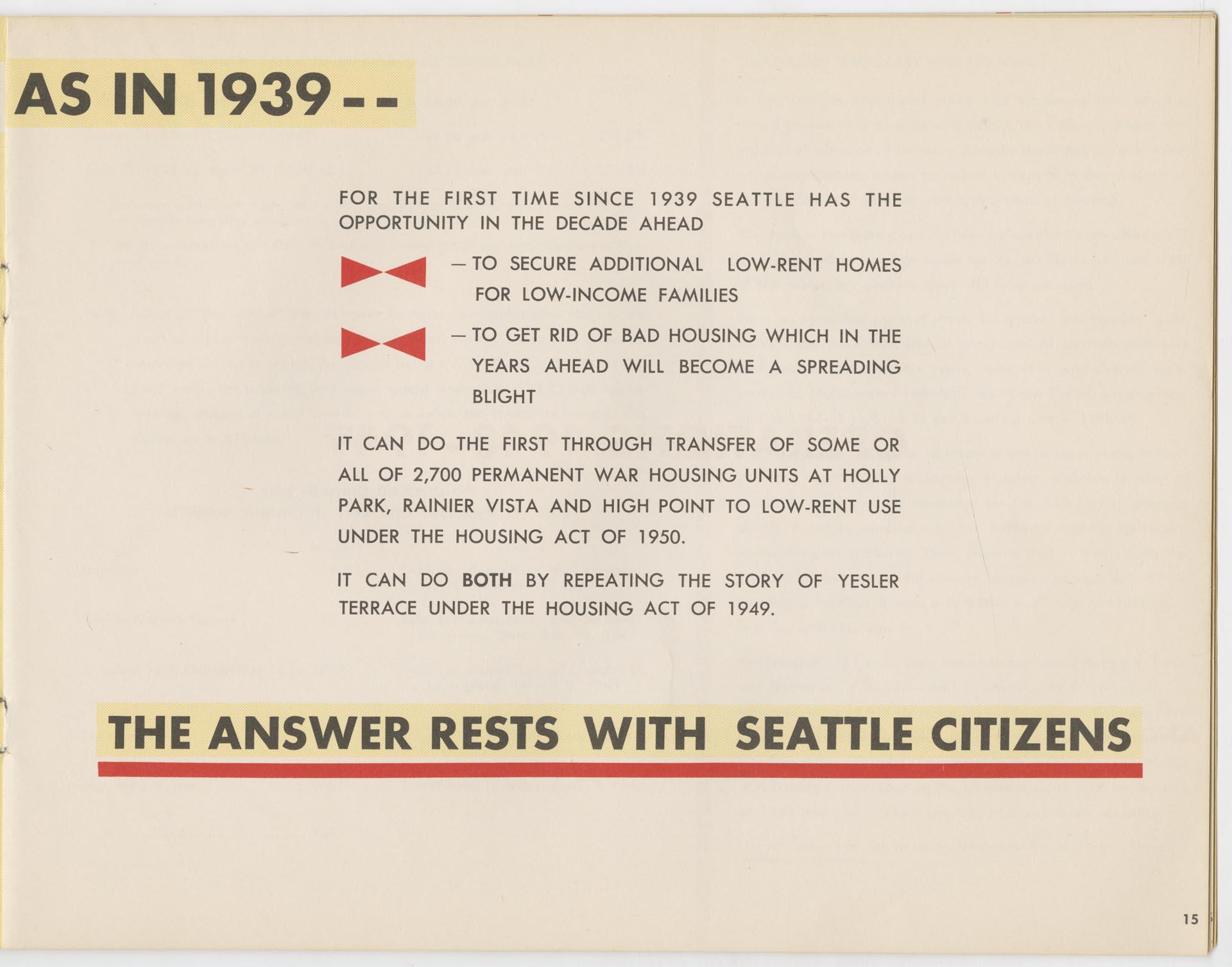 Image of This is Public Housing 10th Anniversary Report, 1949