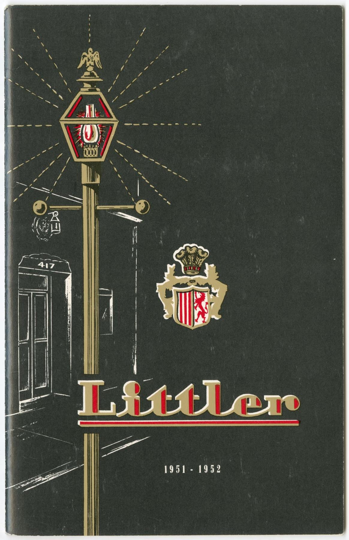 Image of Catalog from Littler clothing stores, Seattle, 1951-1952
