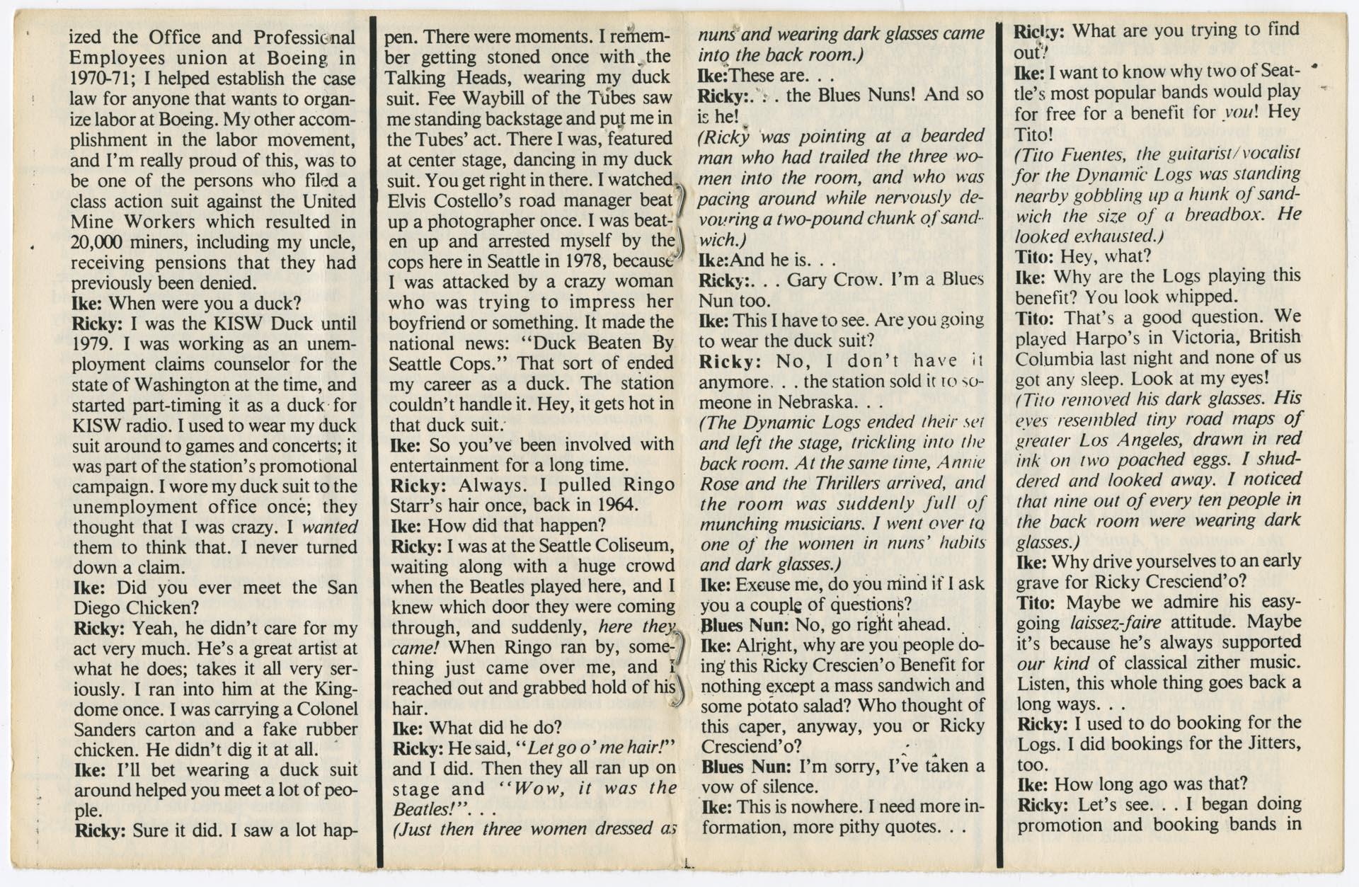 Image of Mini-Mag, the Magazine of Disgust!, 1981