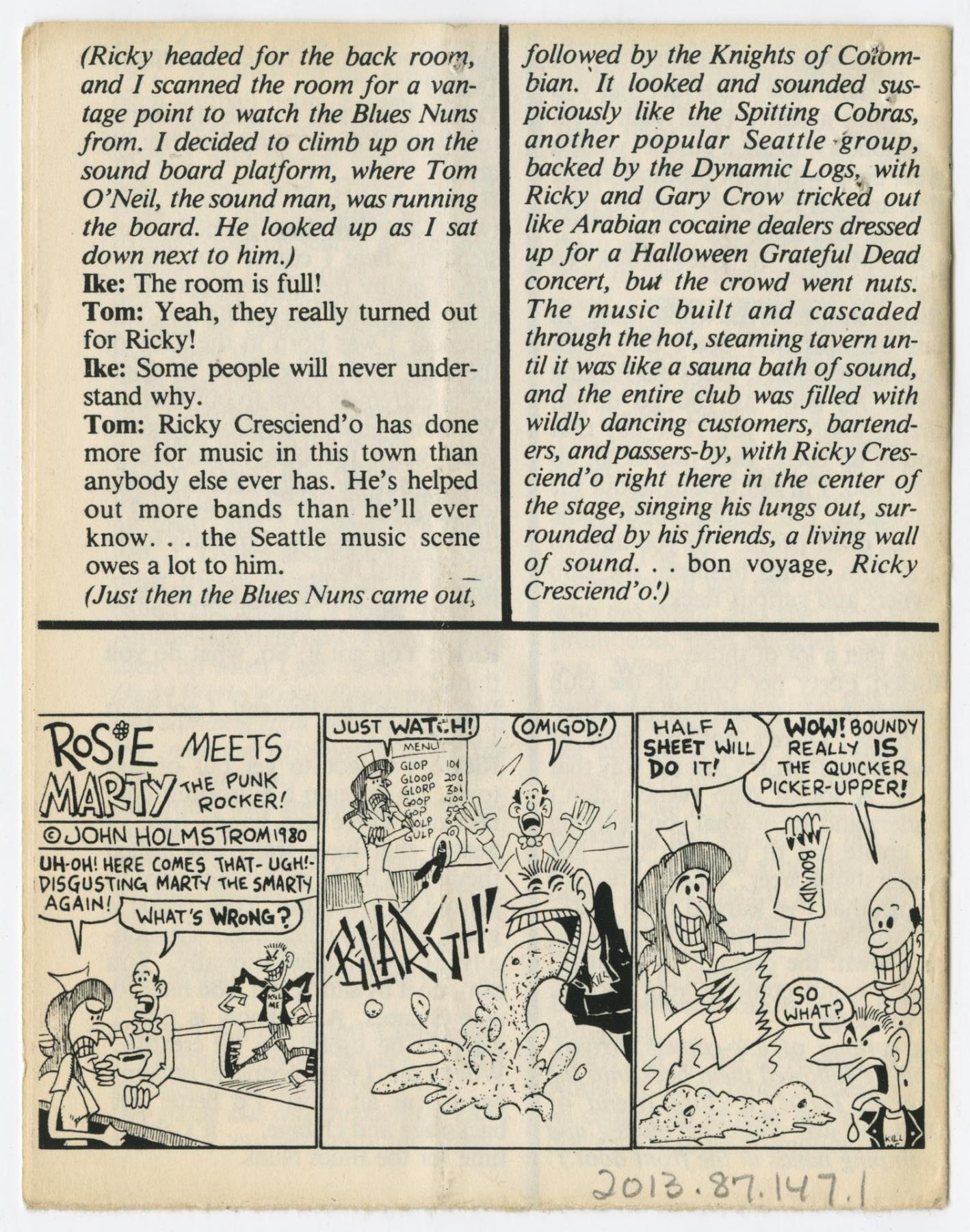 Image of Mini-Mag, the Magazine of Disgust!, 1981