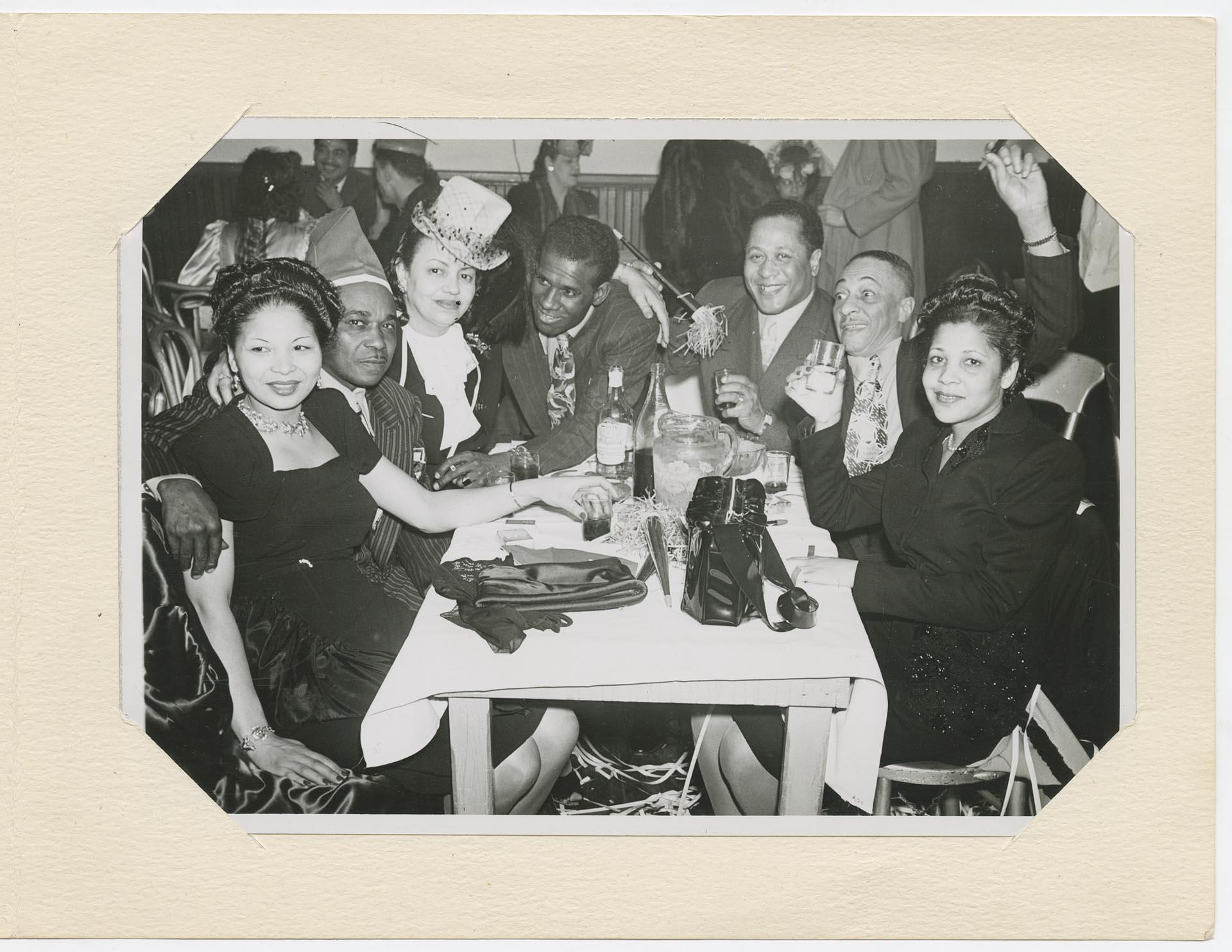 Image of Souvenir photo folder from the  Black & Tan Club, Seattle, circa 1945
