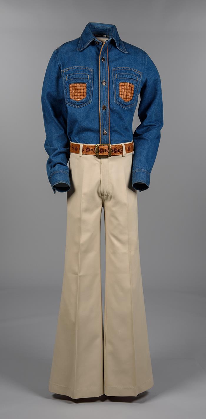 Image of Denim shirt made by Brittania, ca. 1975-1979