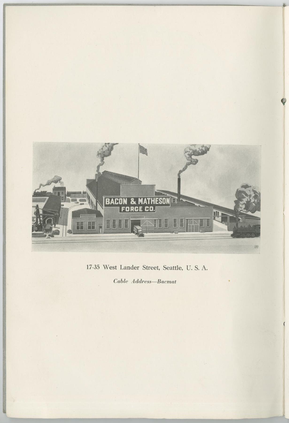 Image of Bacon & Matheson Forge Company, Catalog No. 21, 1921