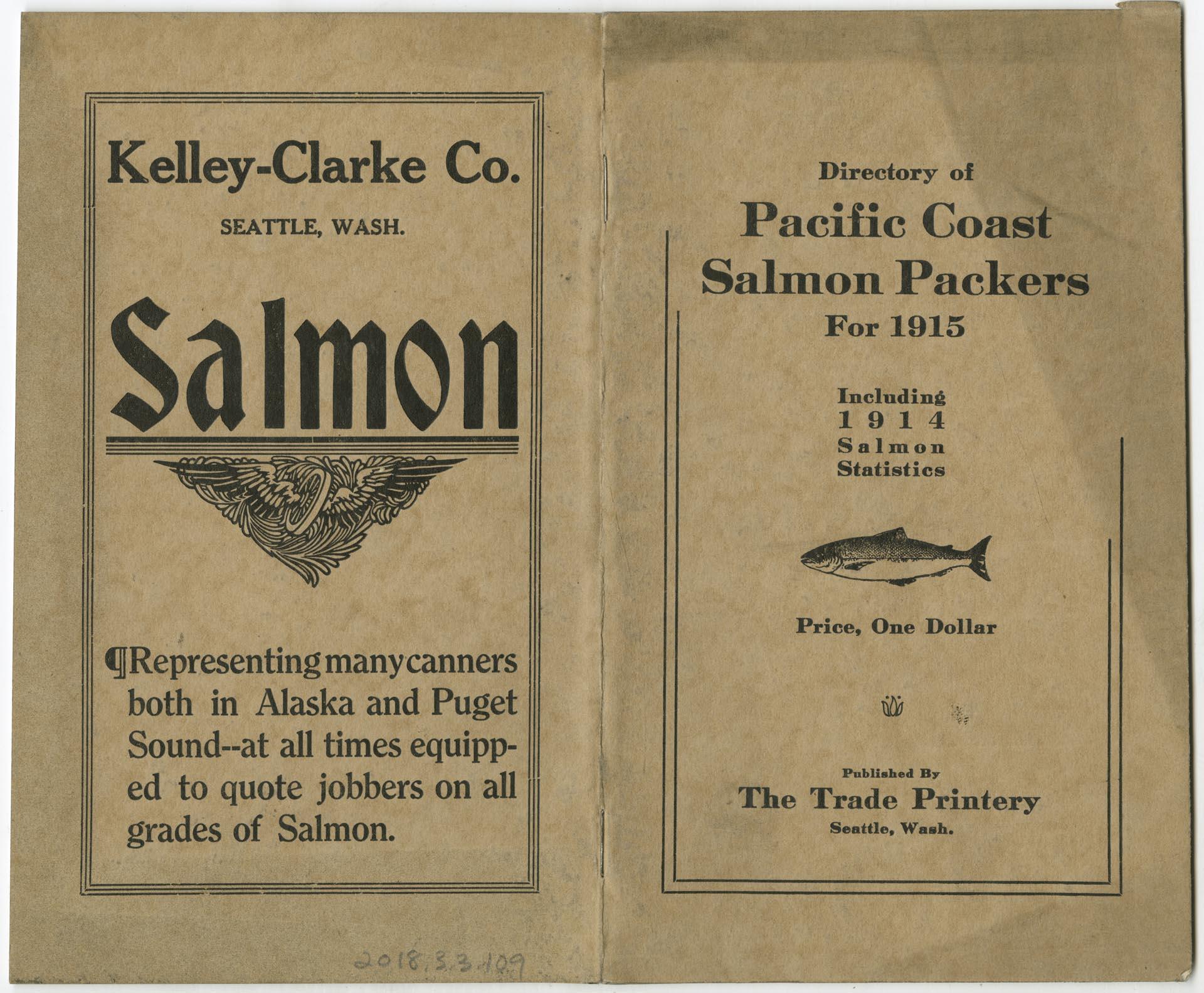 Image of Directory of Pacific Coast Salmon Packers, 1915