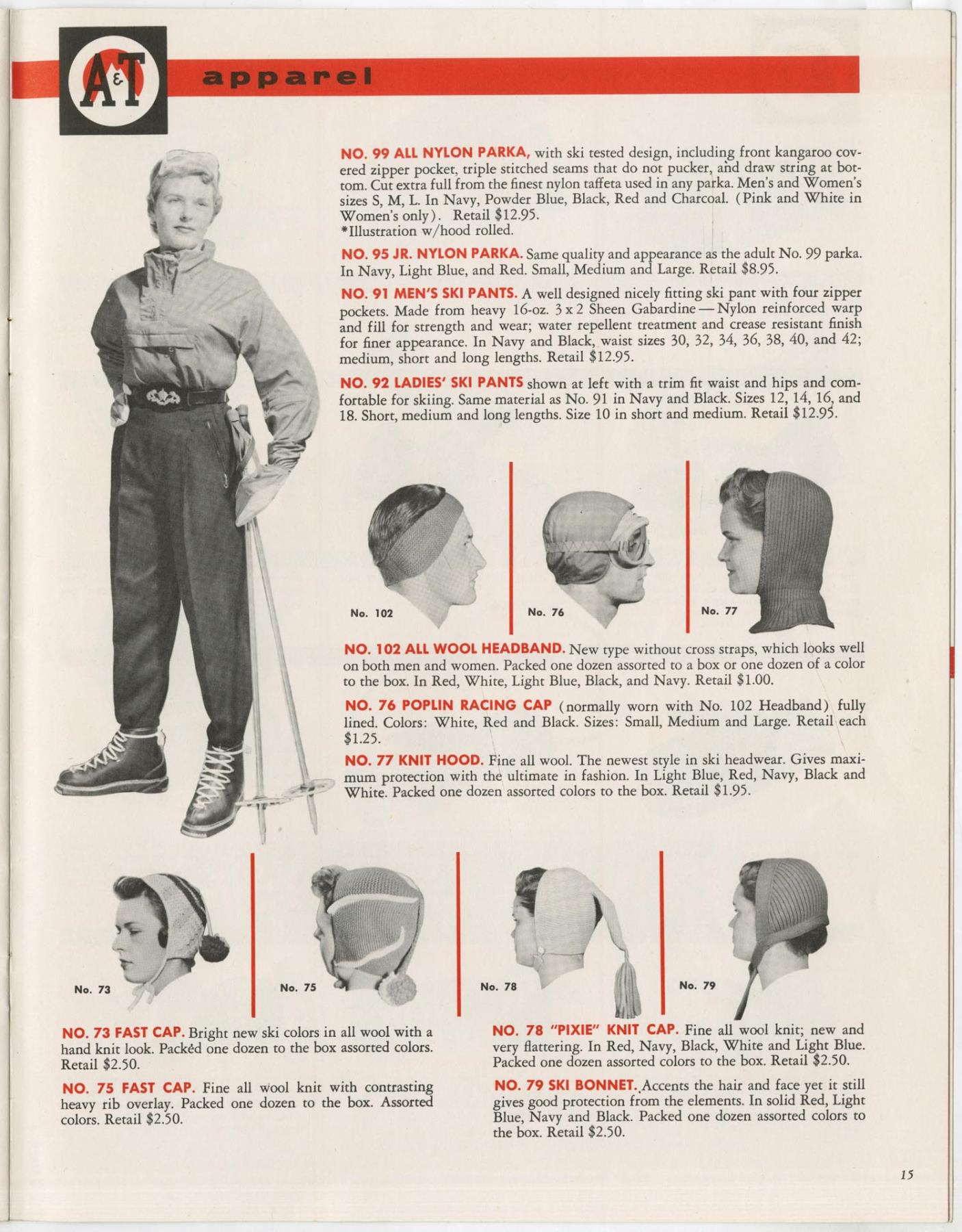 Image of Anderson & Thompson Ski Company catalog, 1956