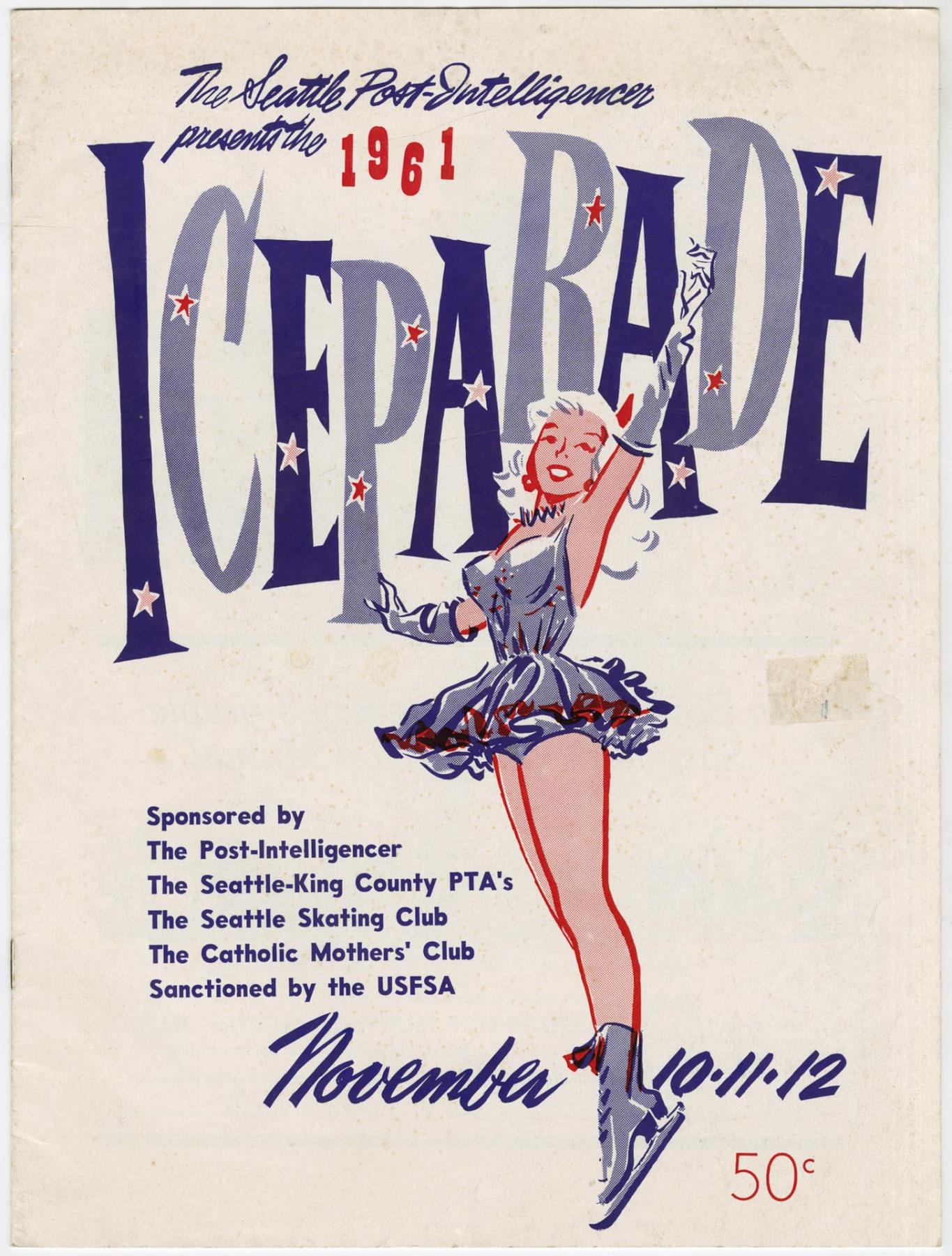 Image of Ice Parade program, November 10-12, 1961