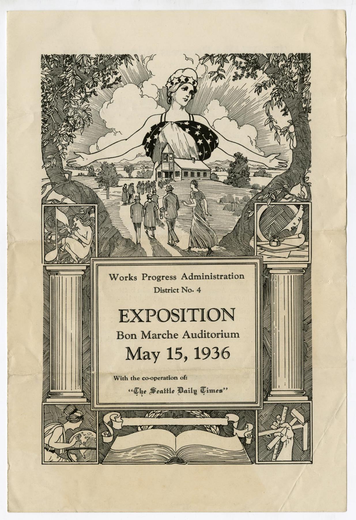 Image of WPA District 4 Exposition program, Seattle, May 15, 1936