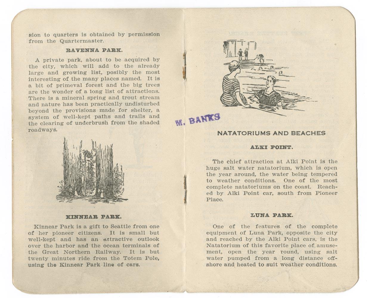 Image of Seattle Electric Company trip guide, 1909