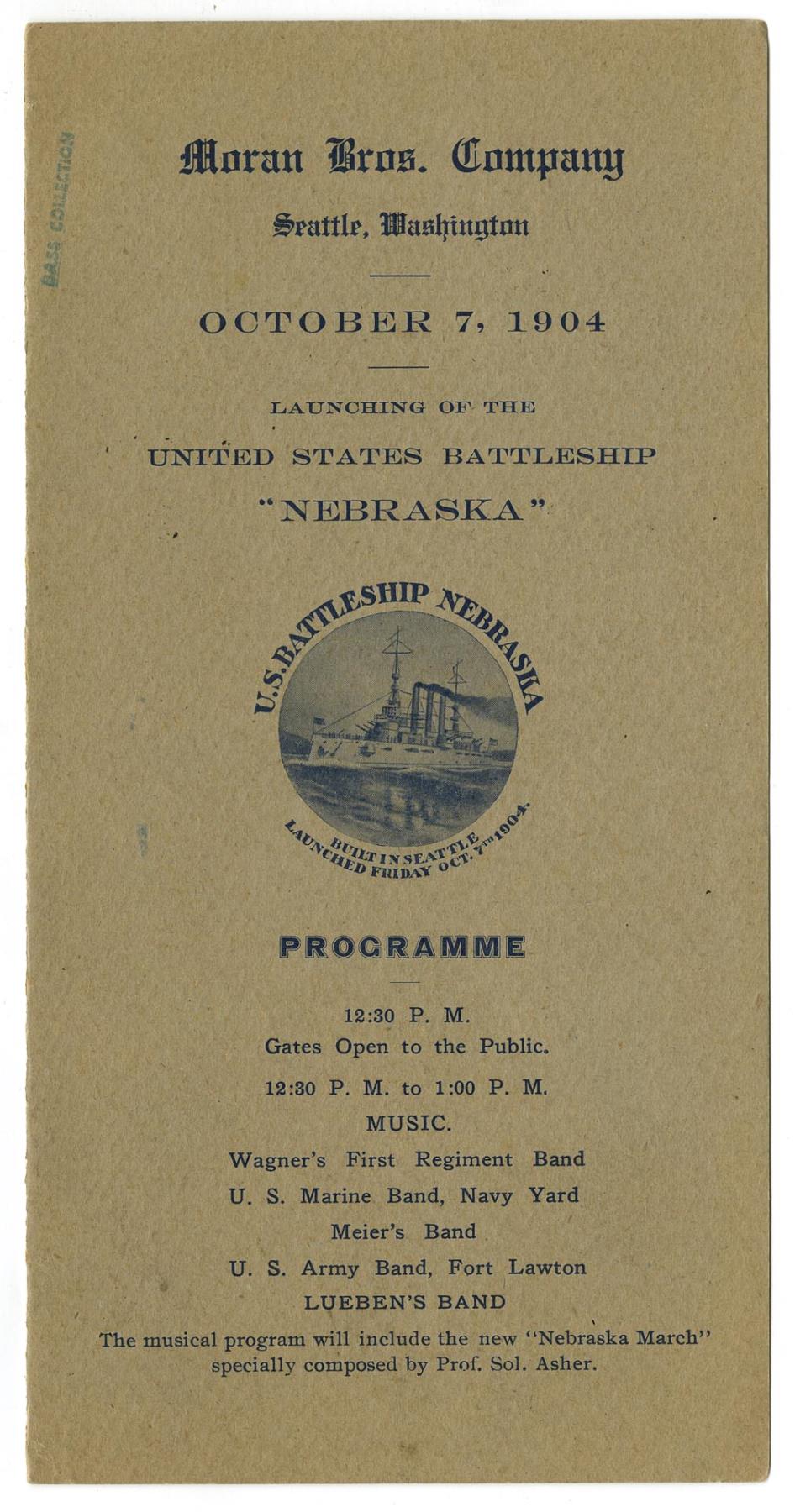 Image of Launch of Nebraska program, 1904