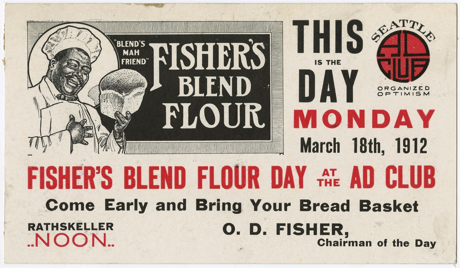 Image of Seattle Ad Club postcard, 1912