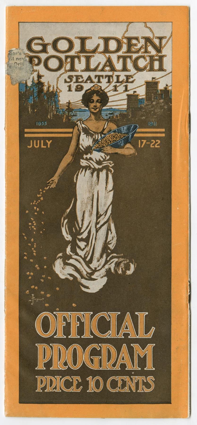 Image of Golden Potlatch program, 1911
