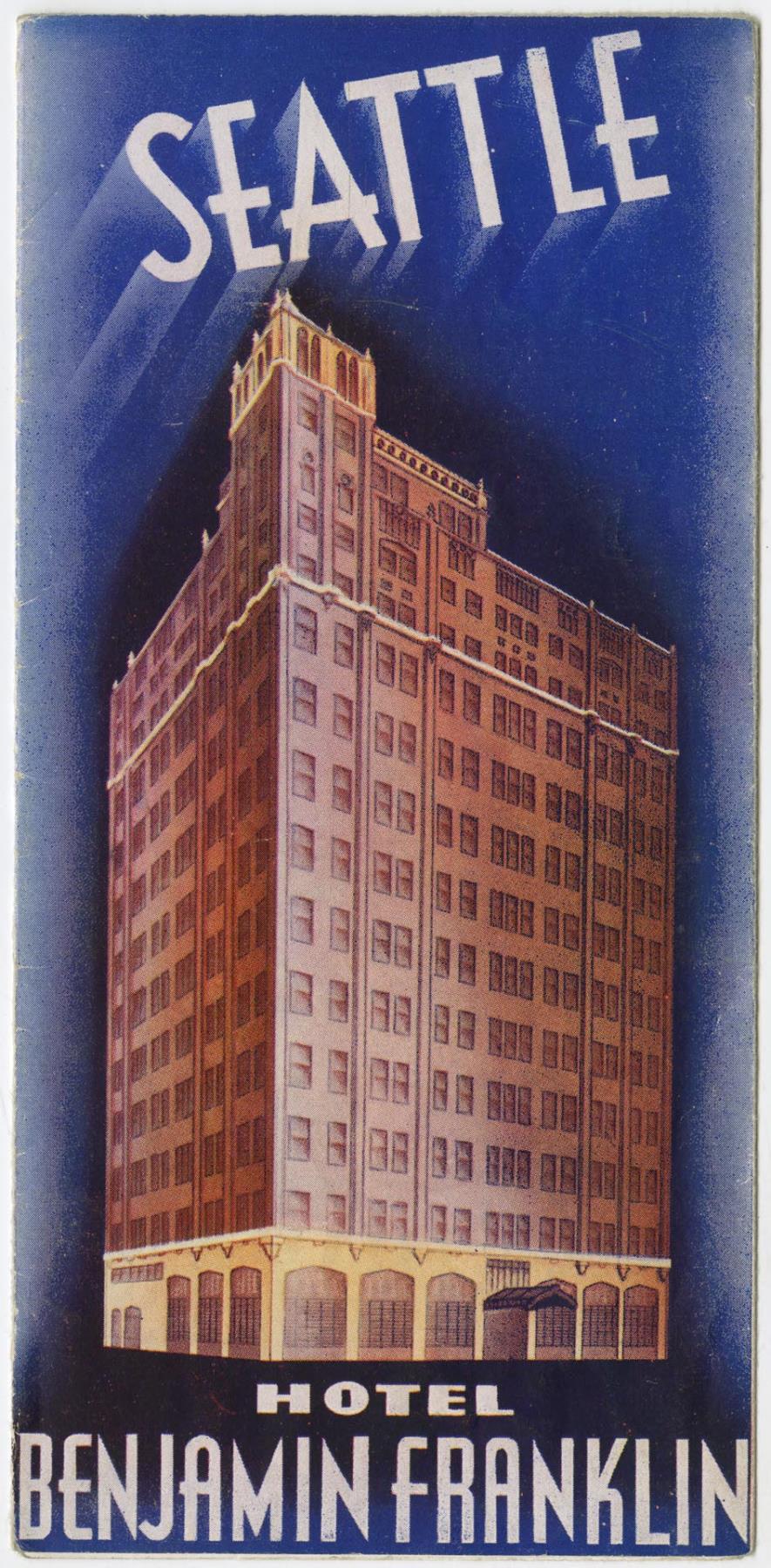 Hotel Event 2003 パンフレット Hotel Benjamin Franklin brochure, circa 1940 – Museum of History