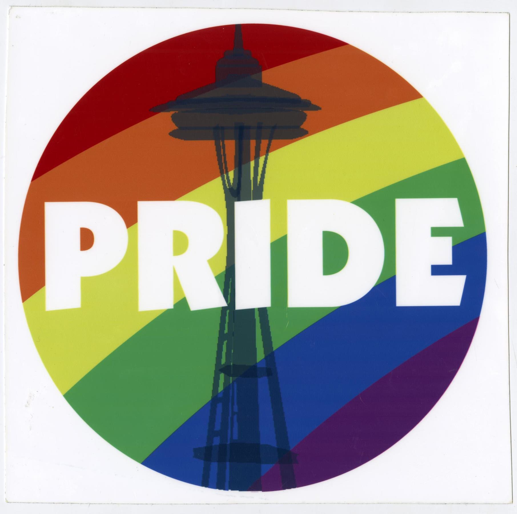 Image of Seattle Pride sticker, 2016