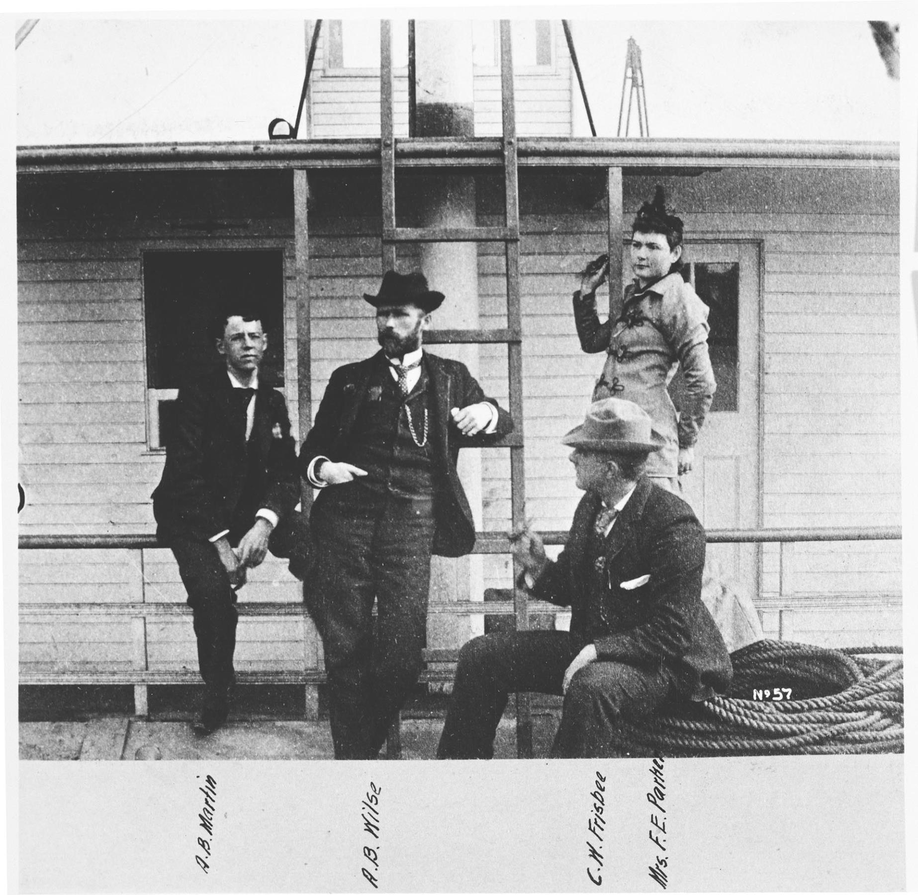 Image of Group portrait with A. B. Wilse, Seattle, circa 1895