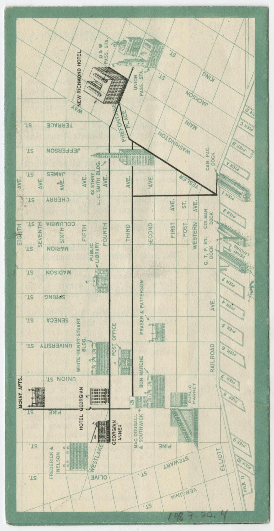 Image of Georgian Hotel brochure, June 1, 1923