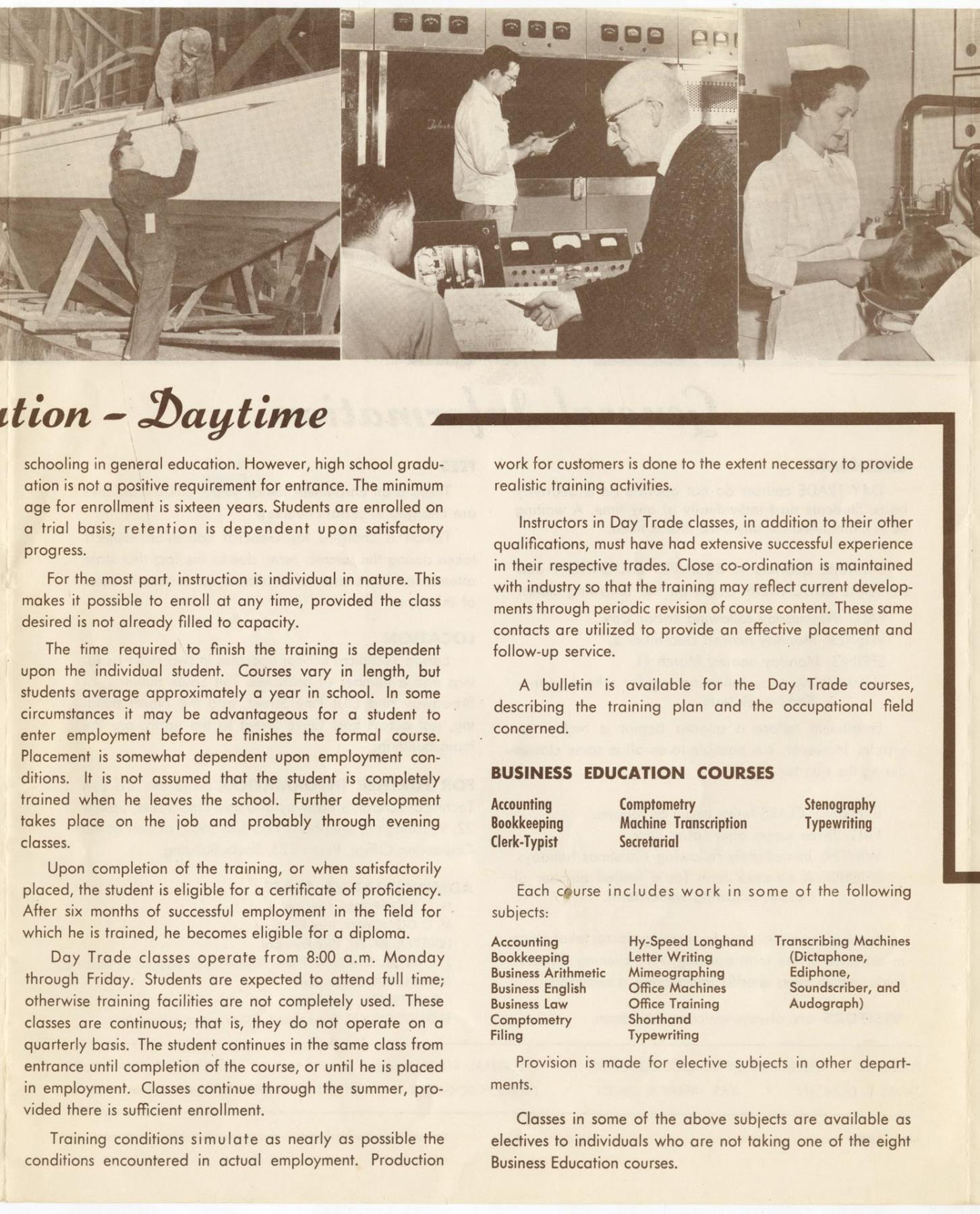 Image of Edison Technical School brochure, May 1957