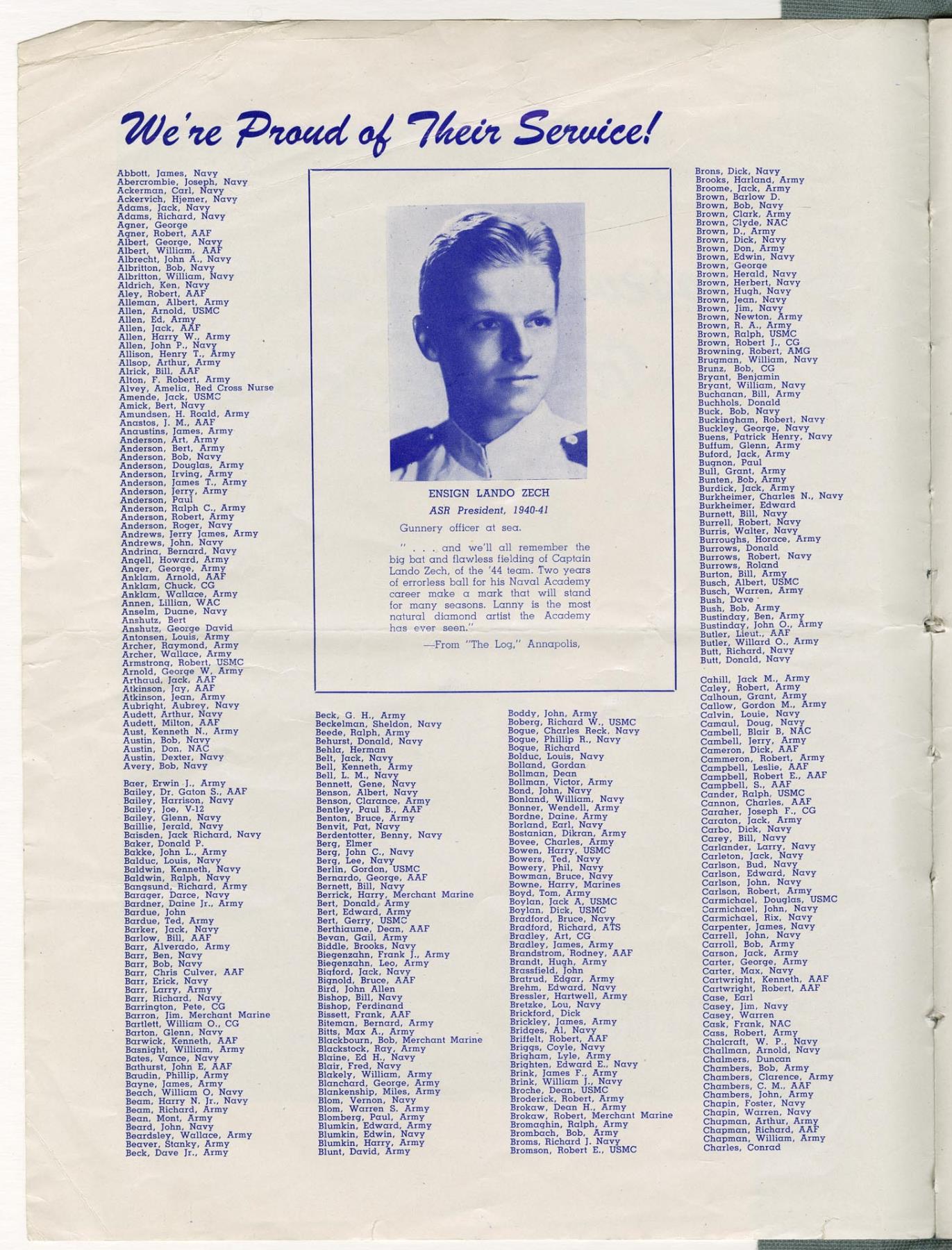 Image of Roosevelt High School News Memorial Day supplement, Seattle, May 28, 1945