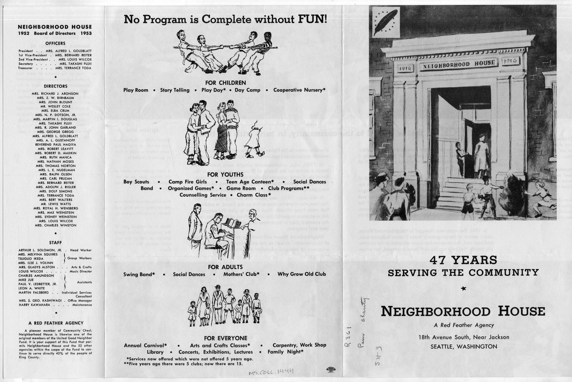 Image of Community Chest brochure 