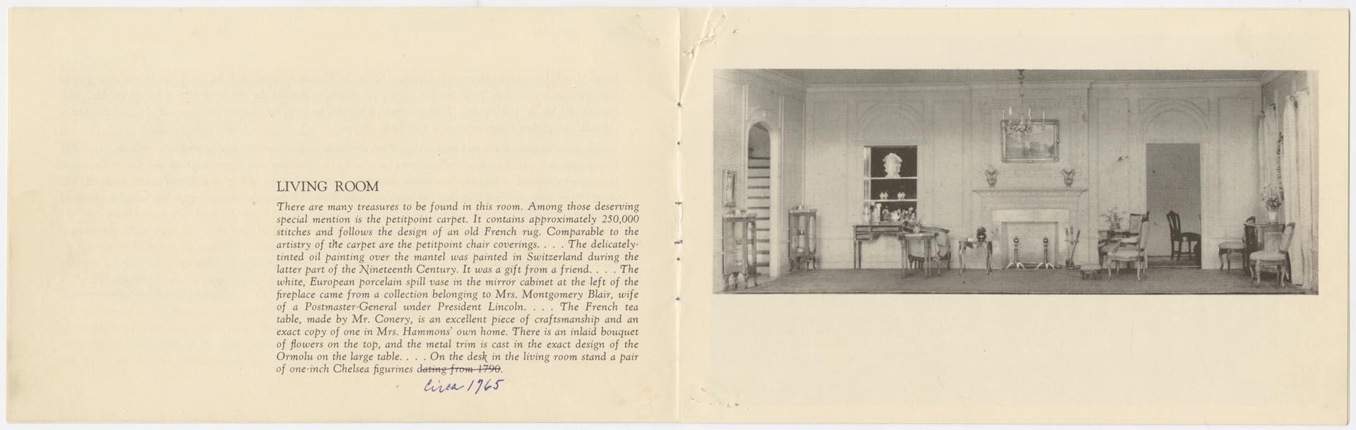 Image of A Southern Colonial House in Miniature, circa 1948