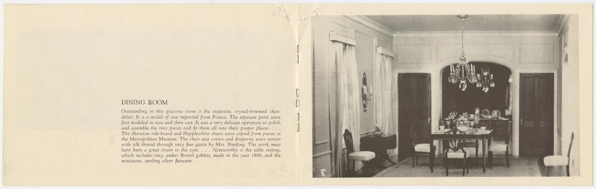 Image of A Southern Colonial House in Miniature, circa 1948