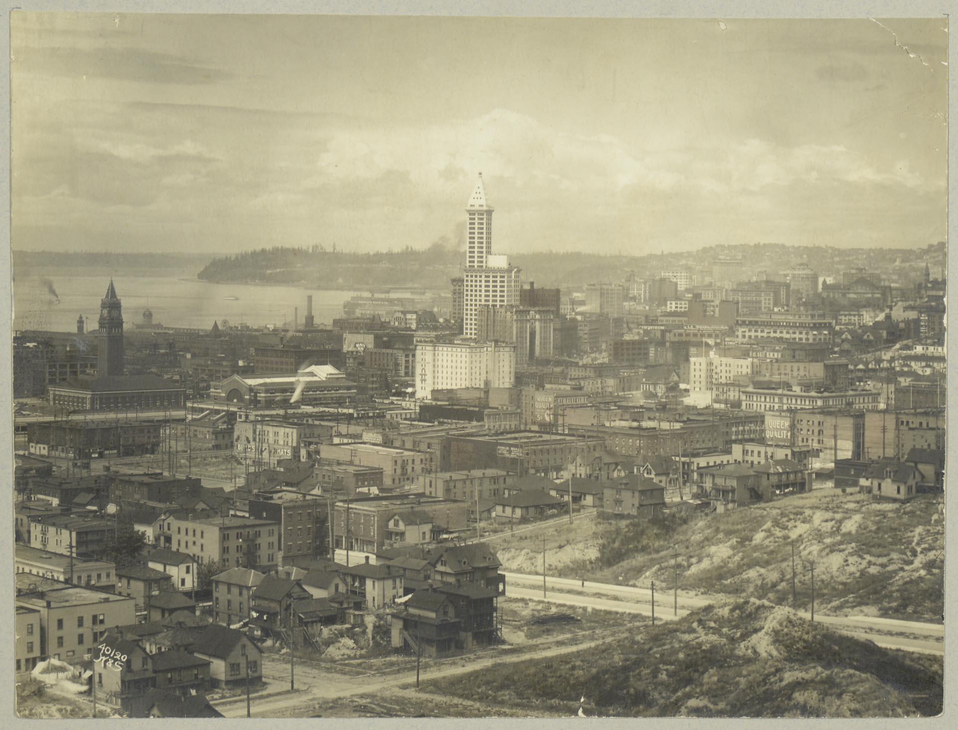 Image of Downtown Seattle from Beacon Hill, 1914