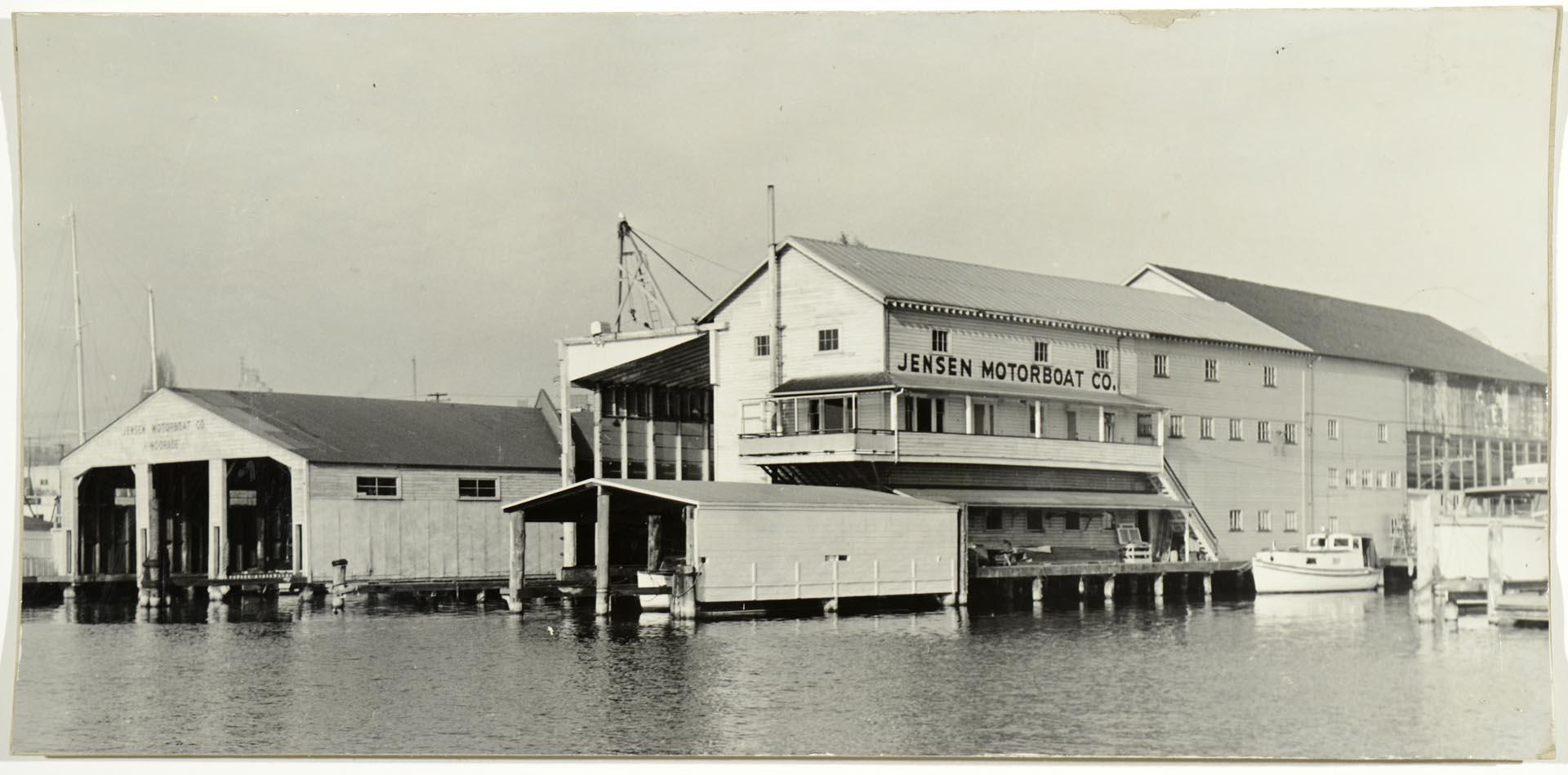 Image of Jensen Motor Boat Company, Seattle, circa 1935