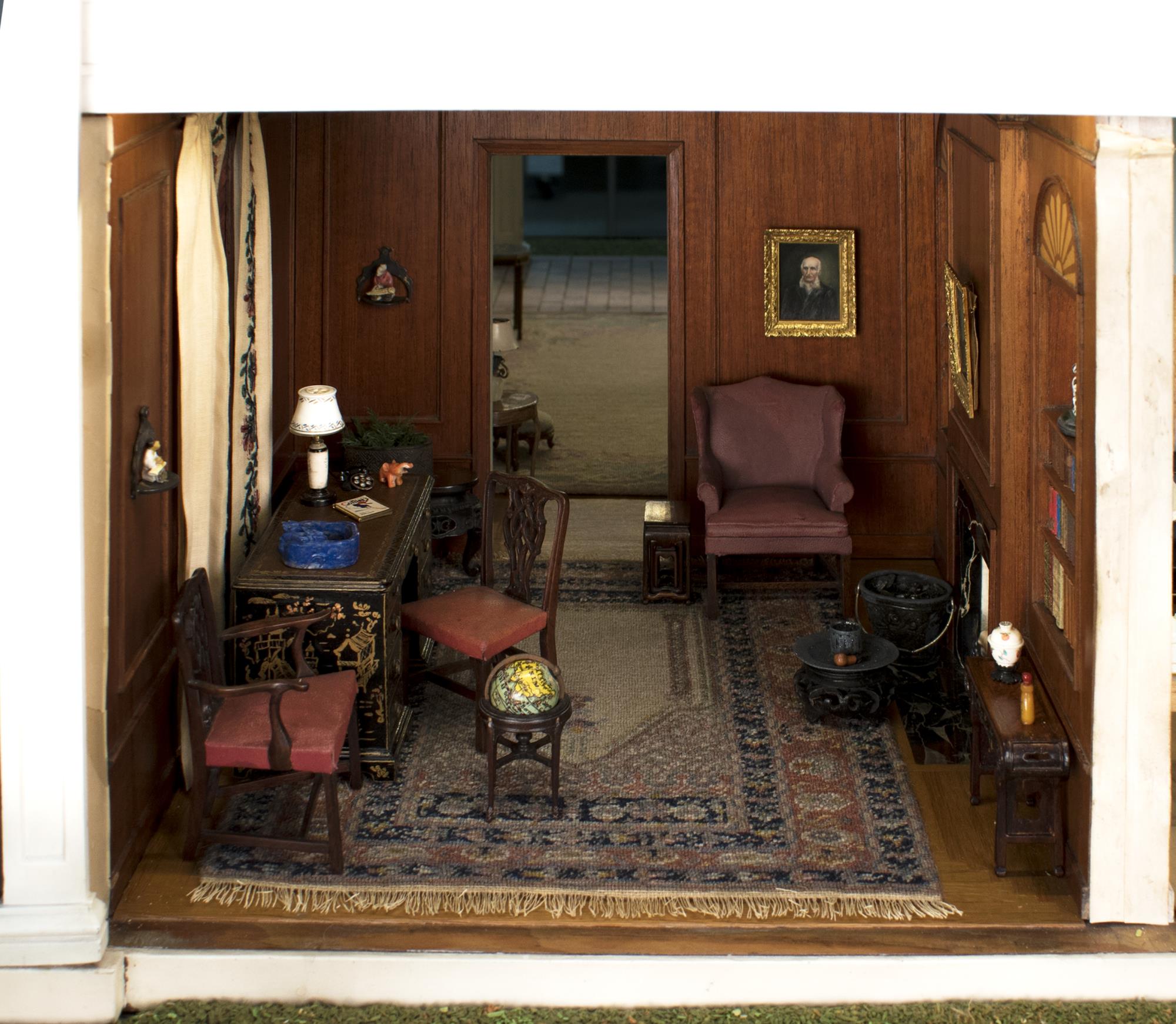 Image of Claire Hammons miniature house, 12th scale model, 1945-1955